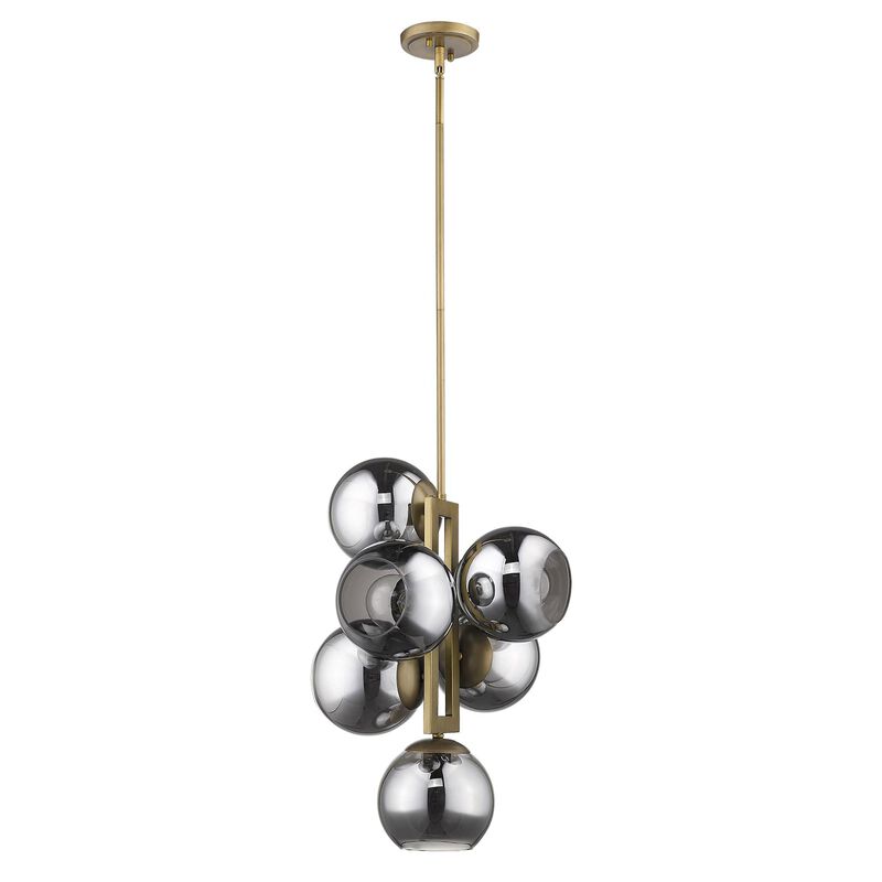 Lunette 17 Inch 6 Light Multi Light Pendant by Trend Lighting