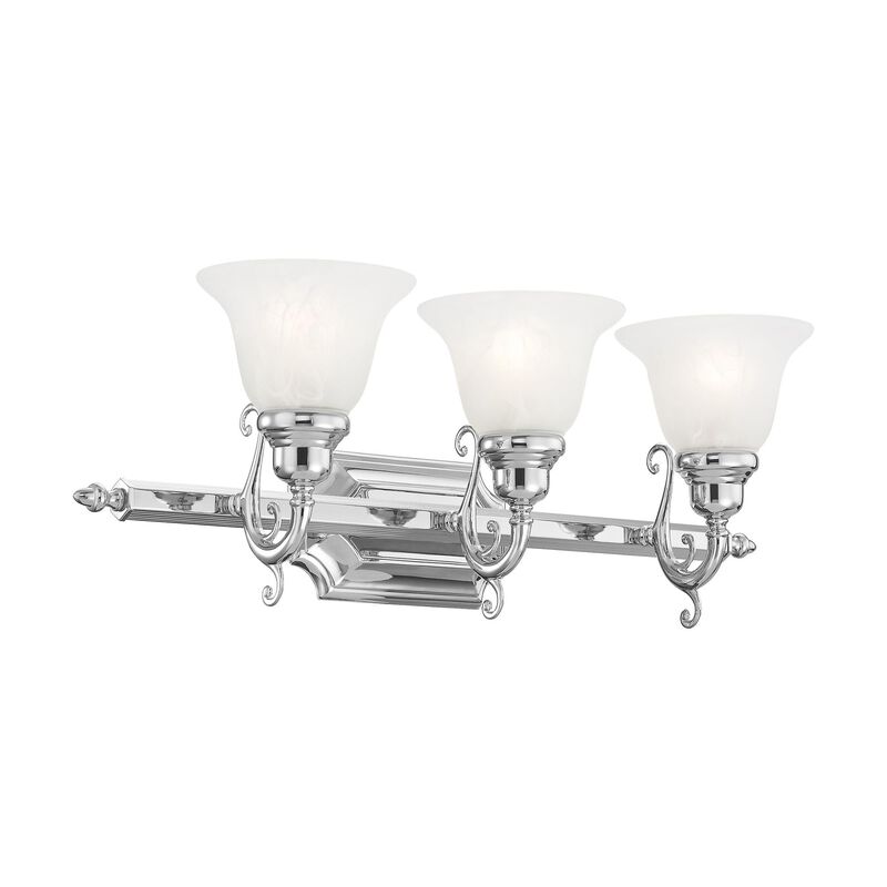 French Regency 25 Inch Bath Vanity Light by Livex Lighting