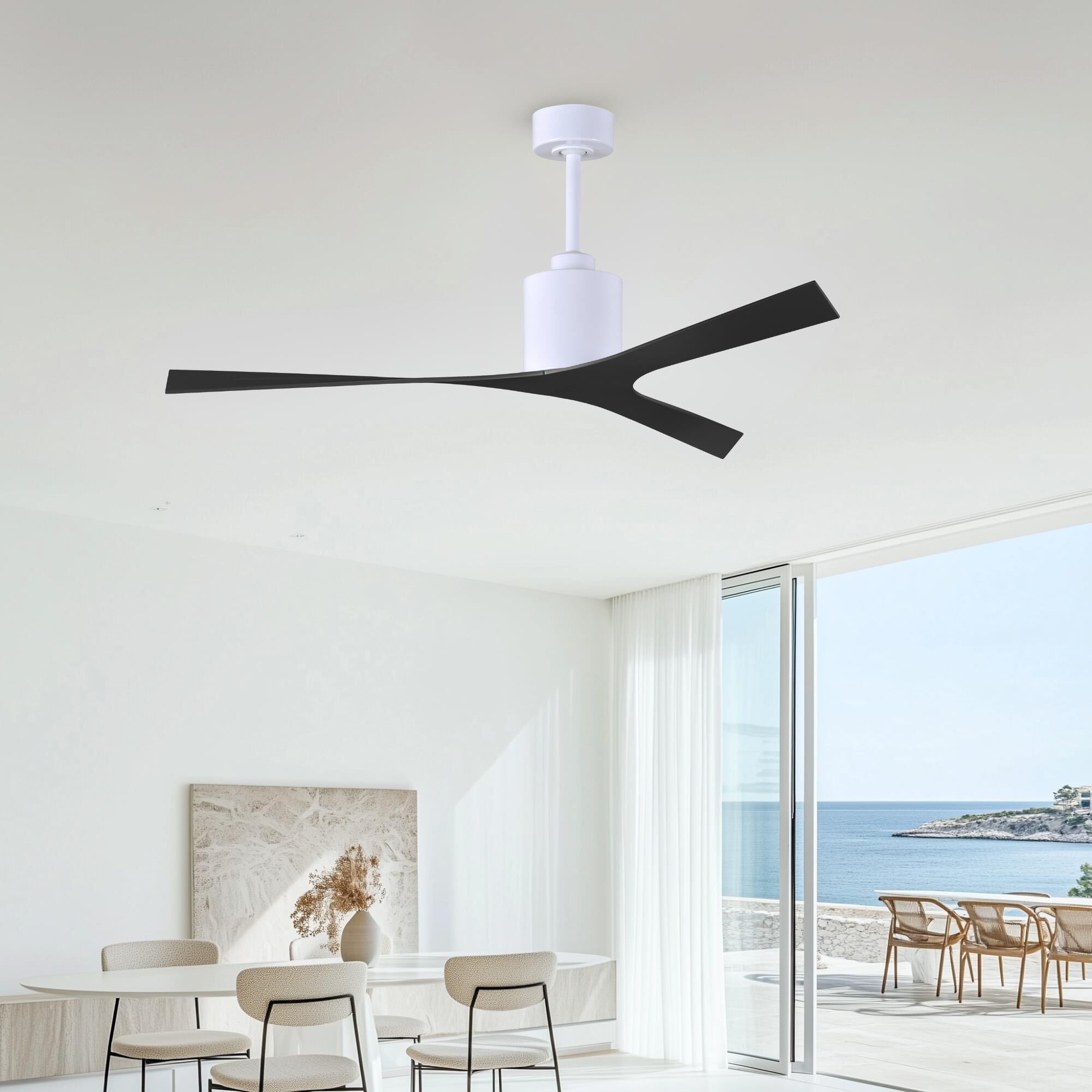 Molly 56 Inch Ceiling Fan with Light Kit by Matthews Fan Company