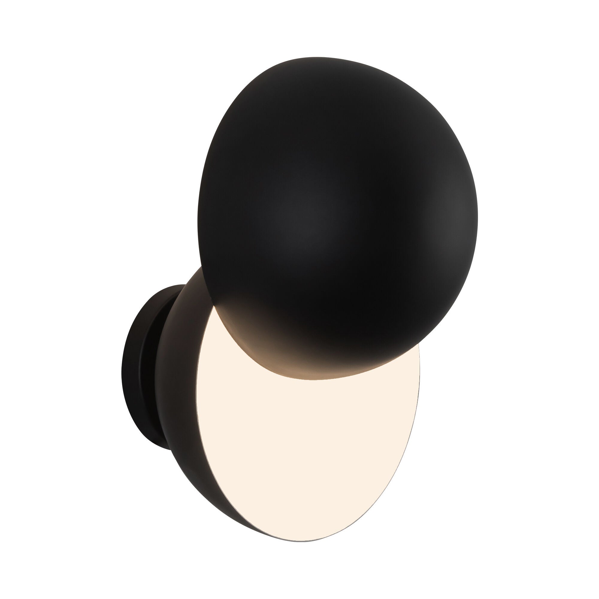 Shown in Black finish and Steel shade