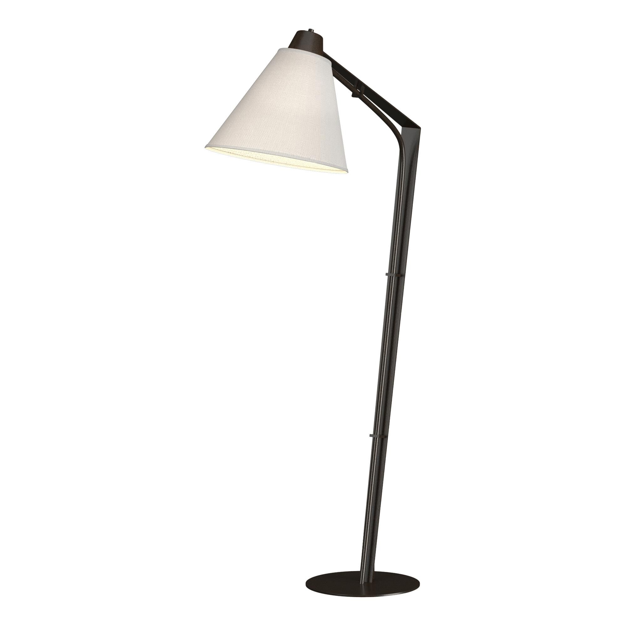 Shown in Oil Rubbed Bronze finish and Natural Anna shade
