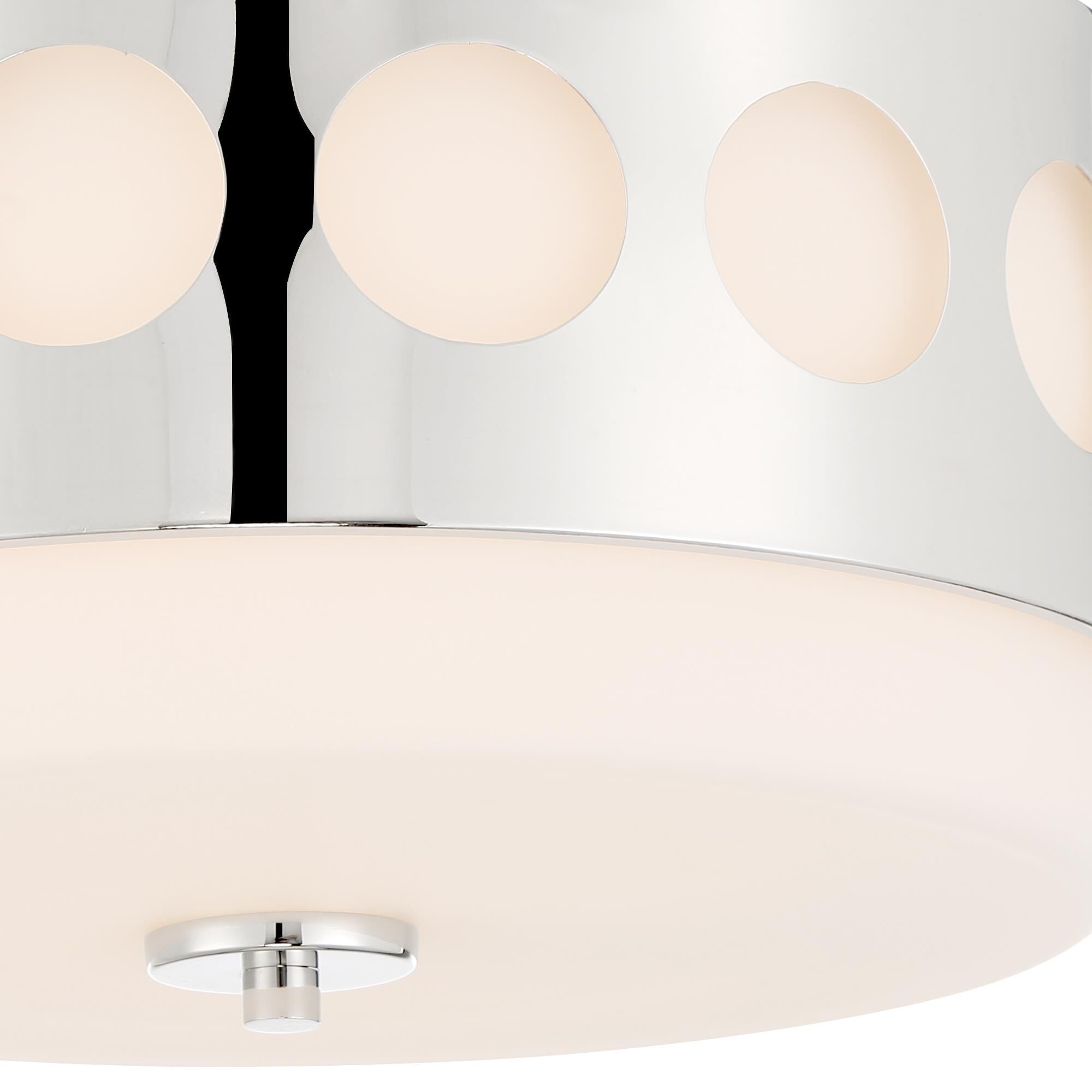 Kirby 13 Inch 2 Light Semi Flush Mount by Crystorama