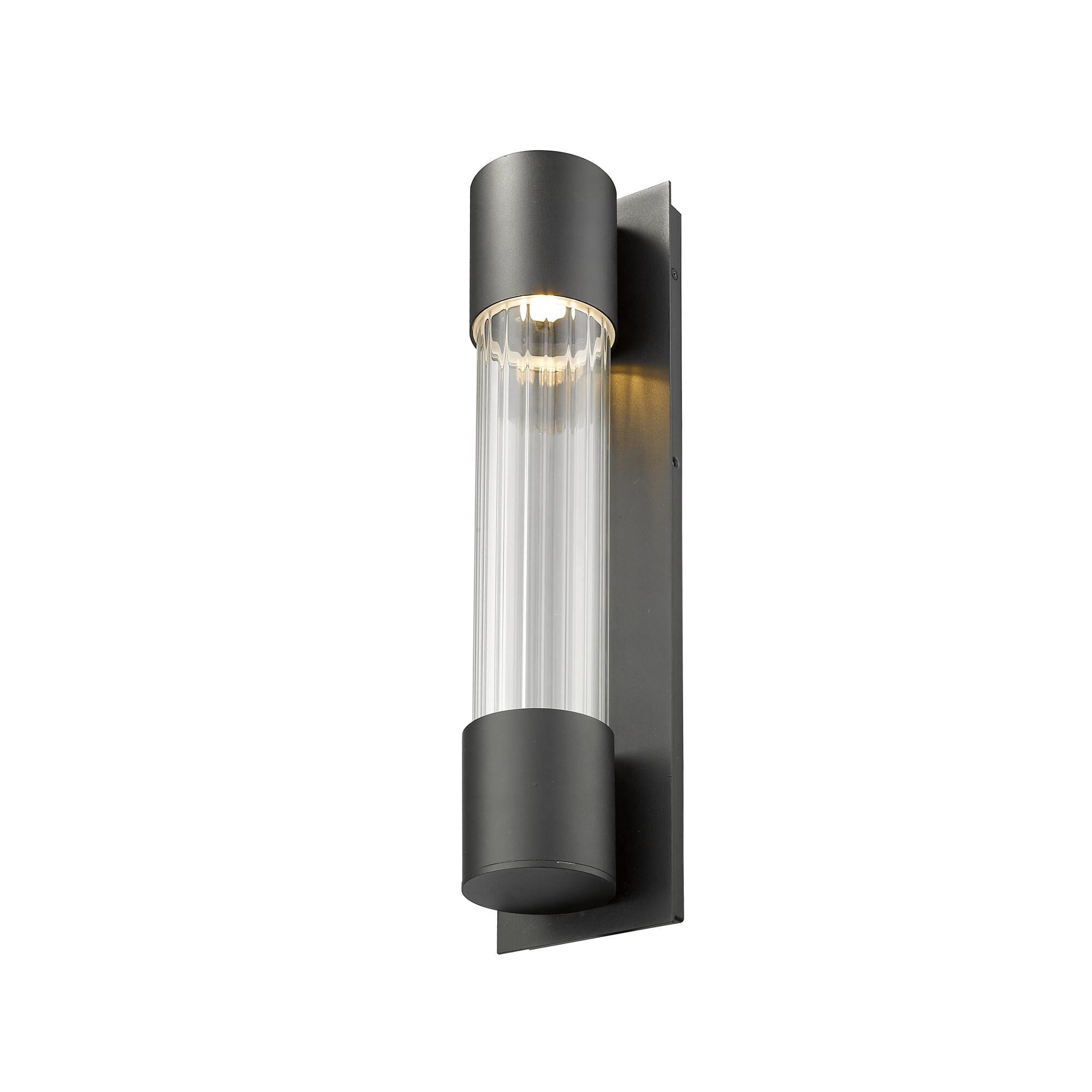 Z-Lite Striate 21 Inch Tall LED Outdoor Wall Light