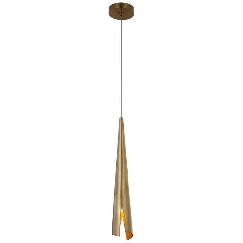 Visual Comfort Signature Collection Kelly Wearstler Piel 3 Inch LED Mini Pendant