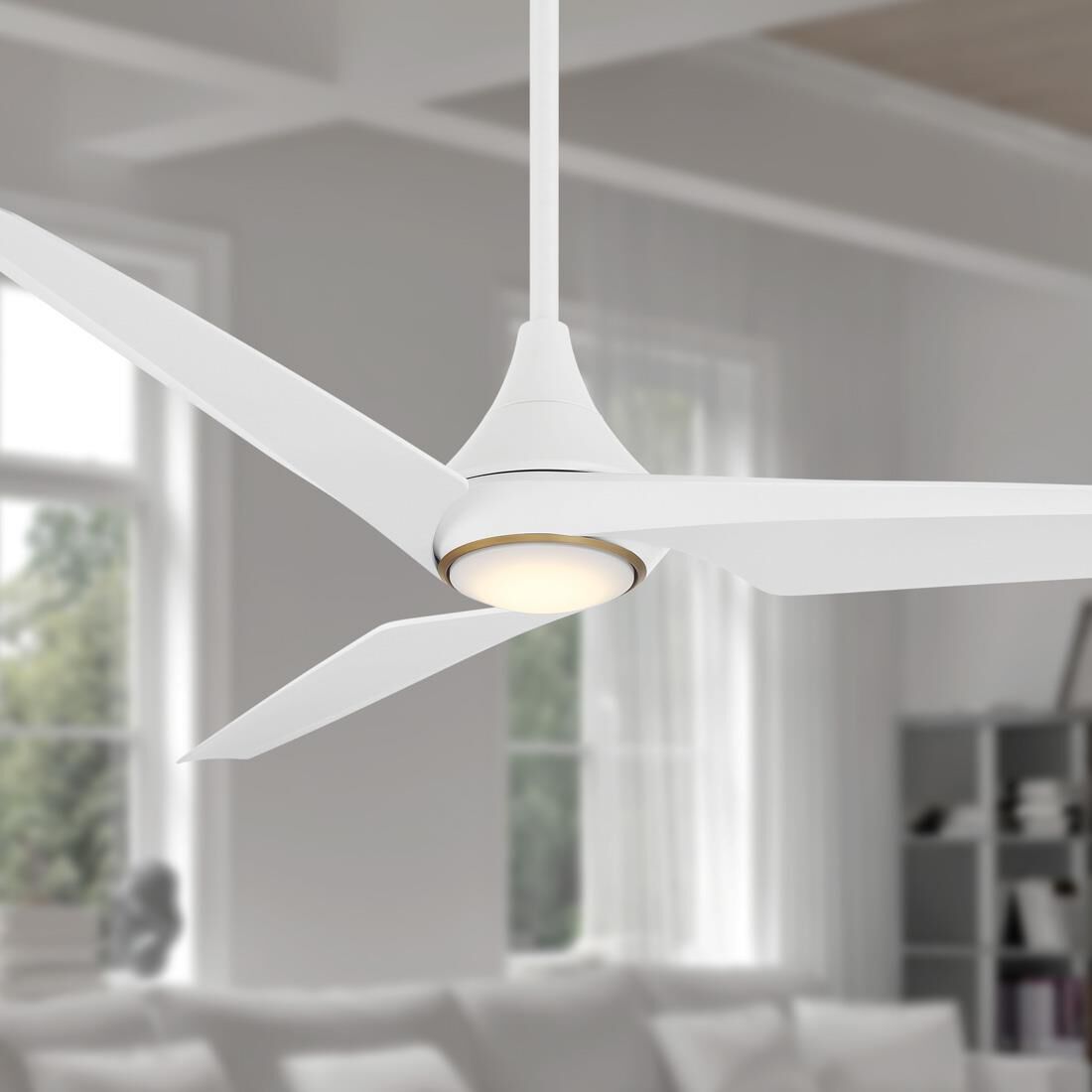 Switch 60 Inch Ceiling Fan with Light Kit by Minka Aire