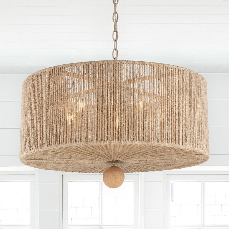 Jessa Medium Pendant Light by Crystorama