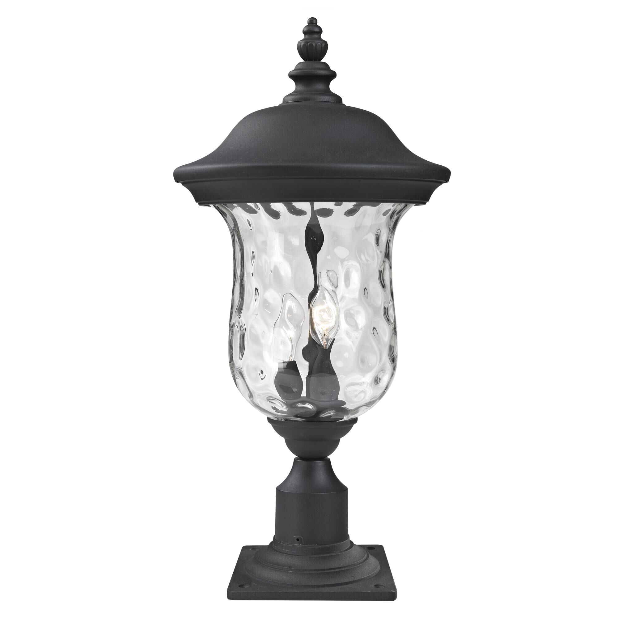 Armstrong 23 Inch Tall 2 Light Outdoor Pier Lamp by Z-Lite