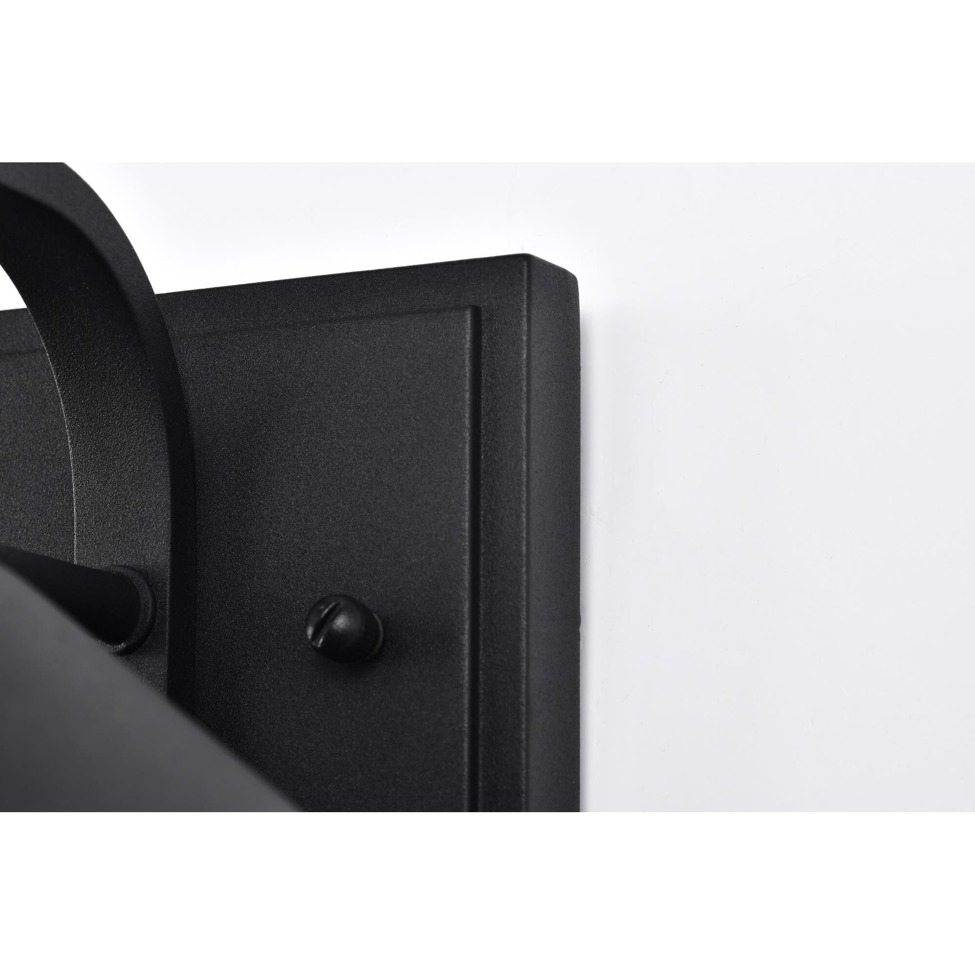 Shown in Black finish and Clear Seeded glass