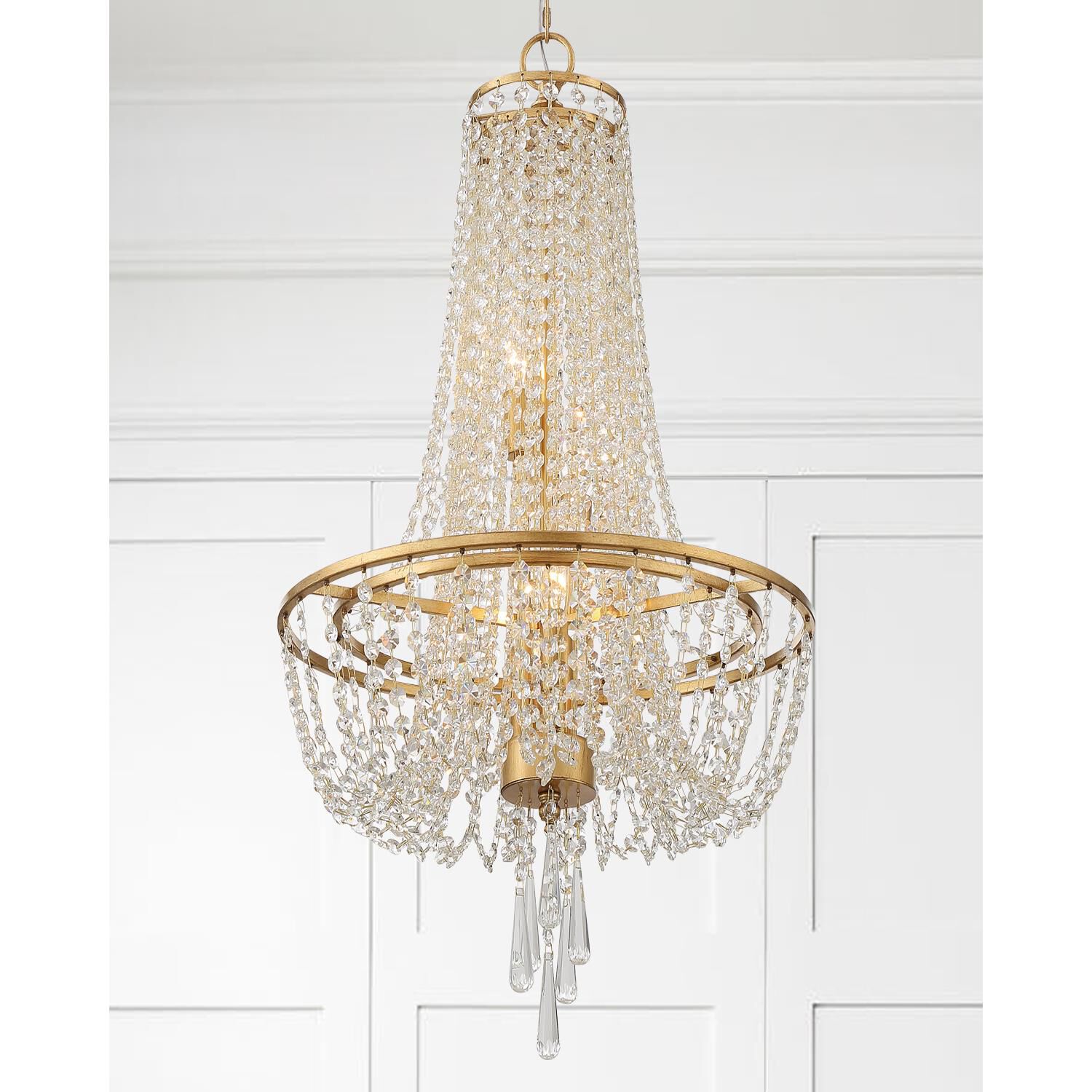 Arcadia 18 Inch 4 Light Mini Chandelier by Crystorama