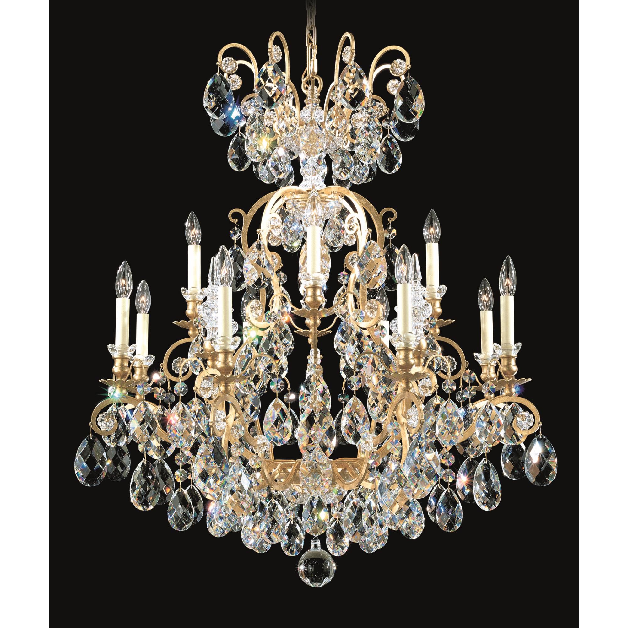 Renaissance 32 Inch 13 Light Chandelier by Schonbek
