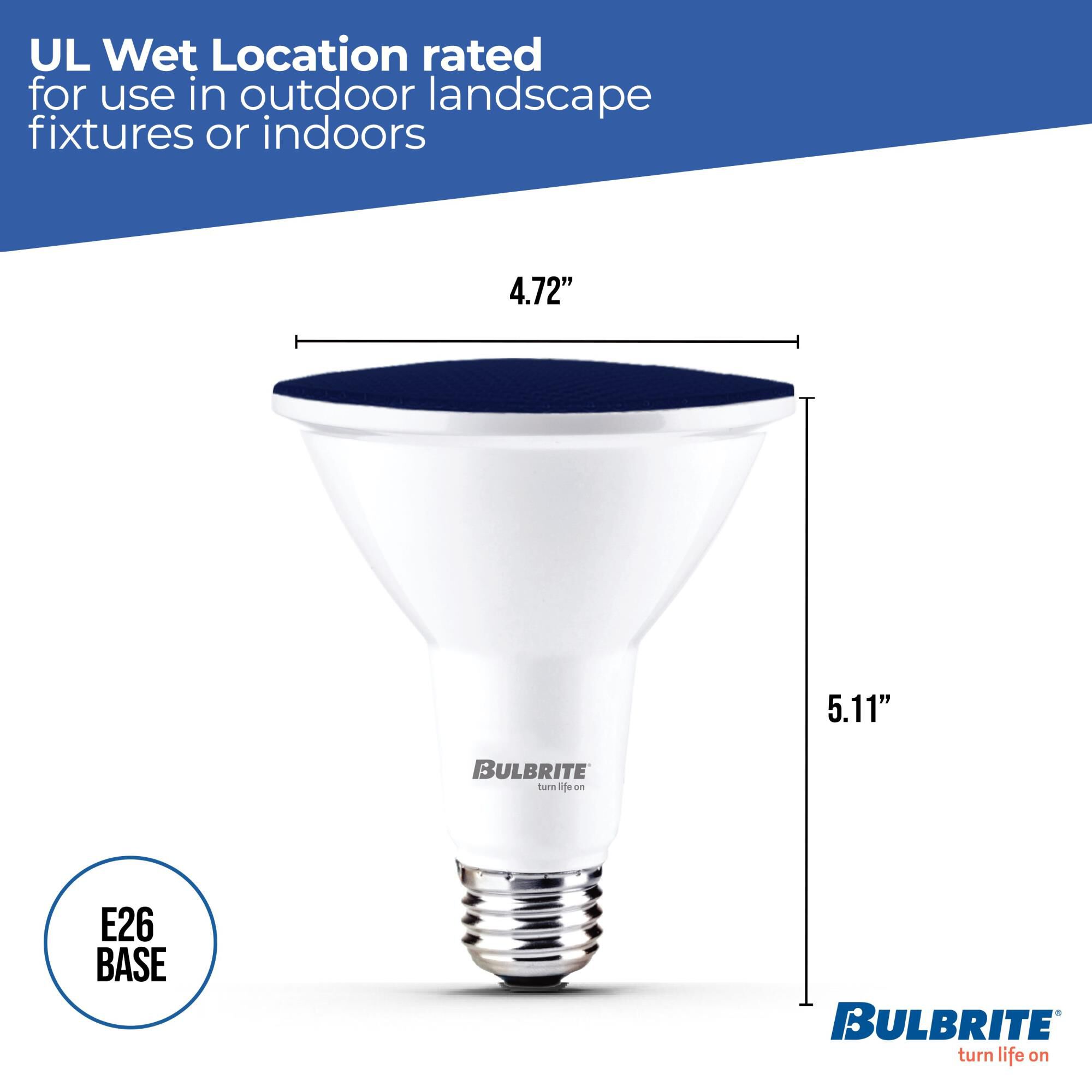 Blue PAR38 Base E26 LED Light Bulb,