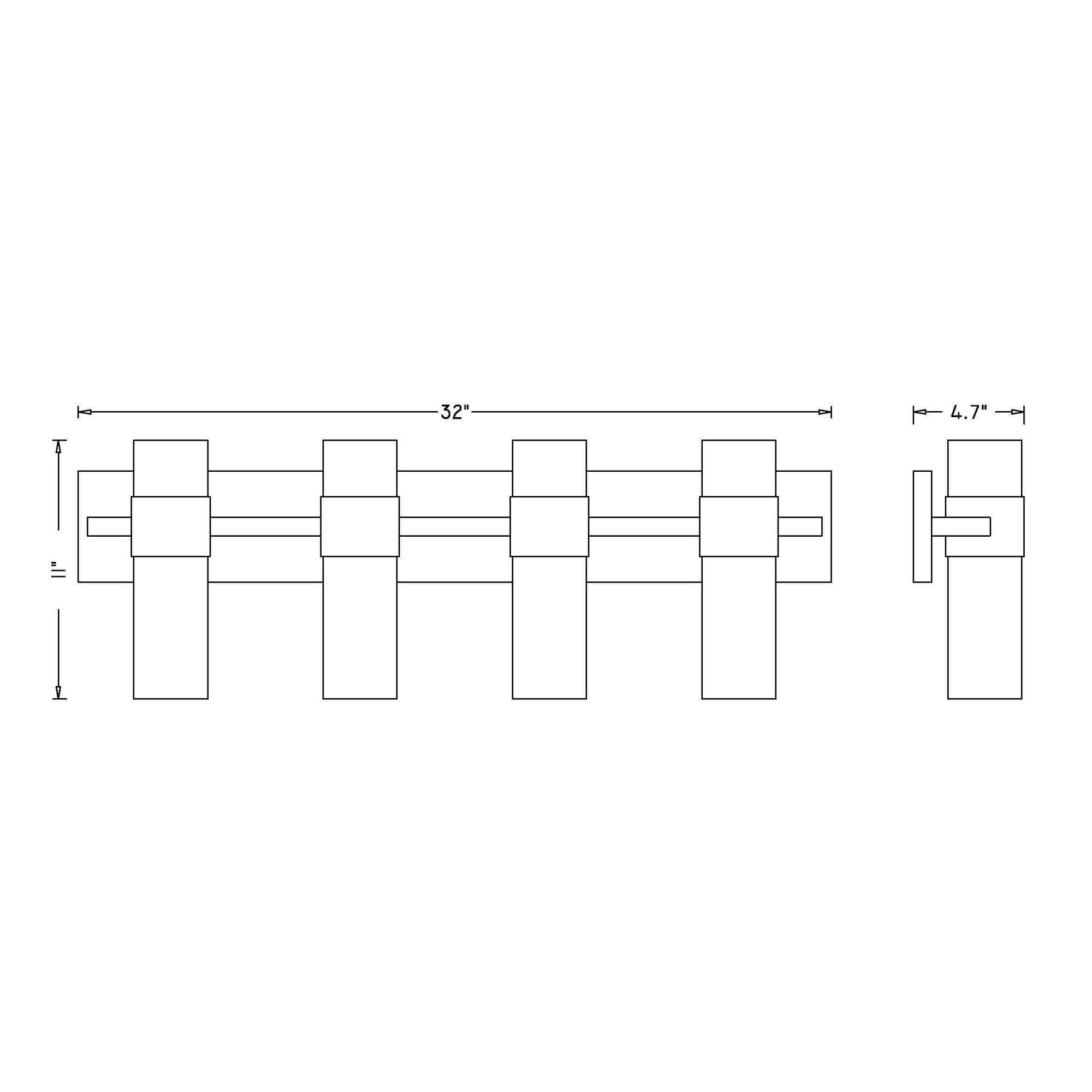 Shown in Polished Nickel finish and Clear glass