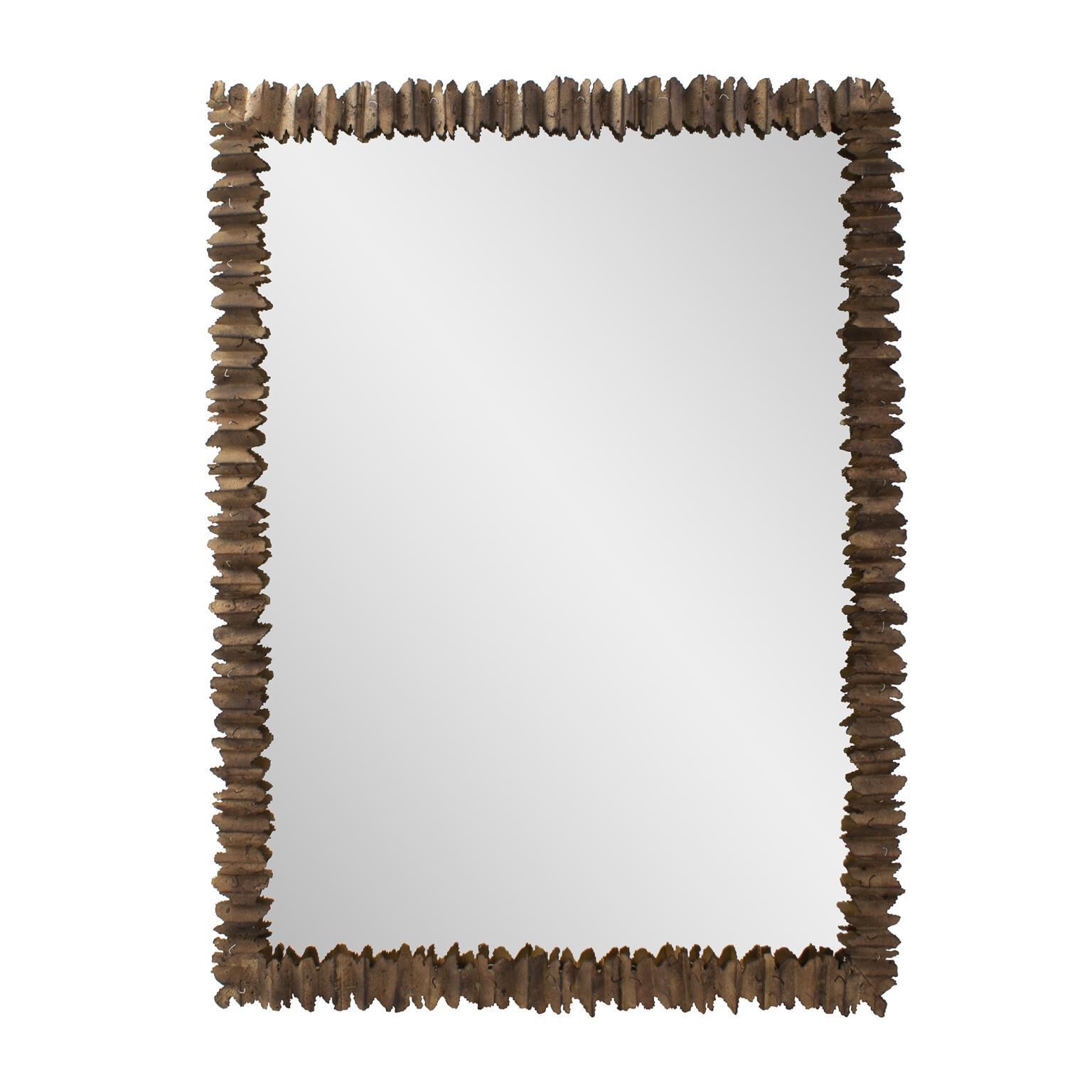 Alberto Gio Salvaged Decorative Mirror by Howard Elliott Collection