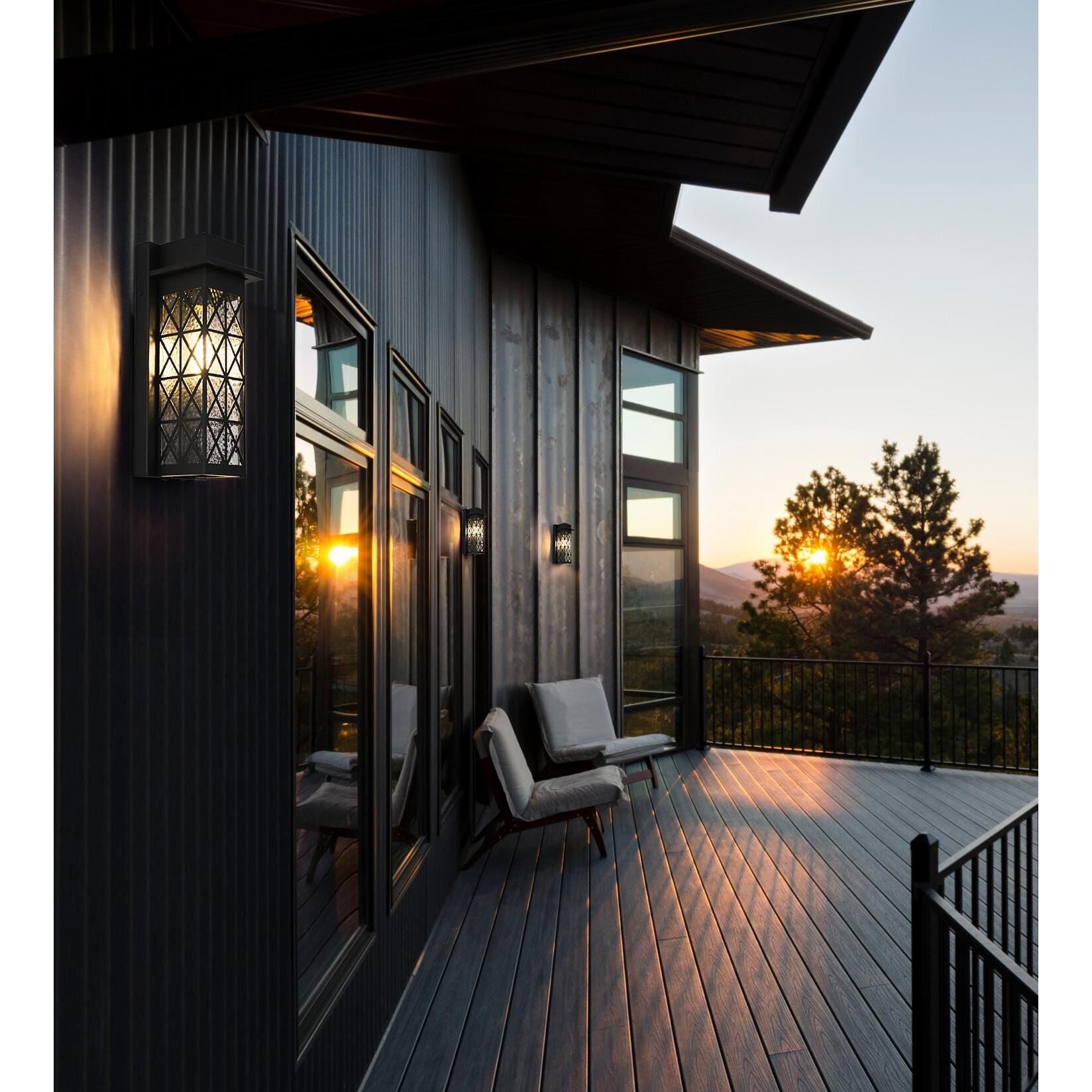 Wildey 5 Inch Outdoor Wall Light by Elegant Lighting