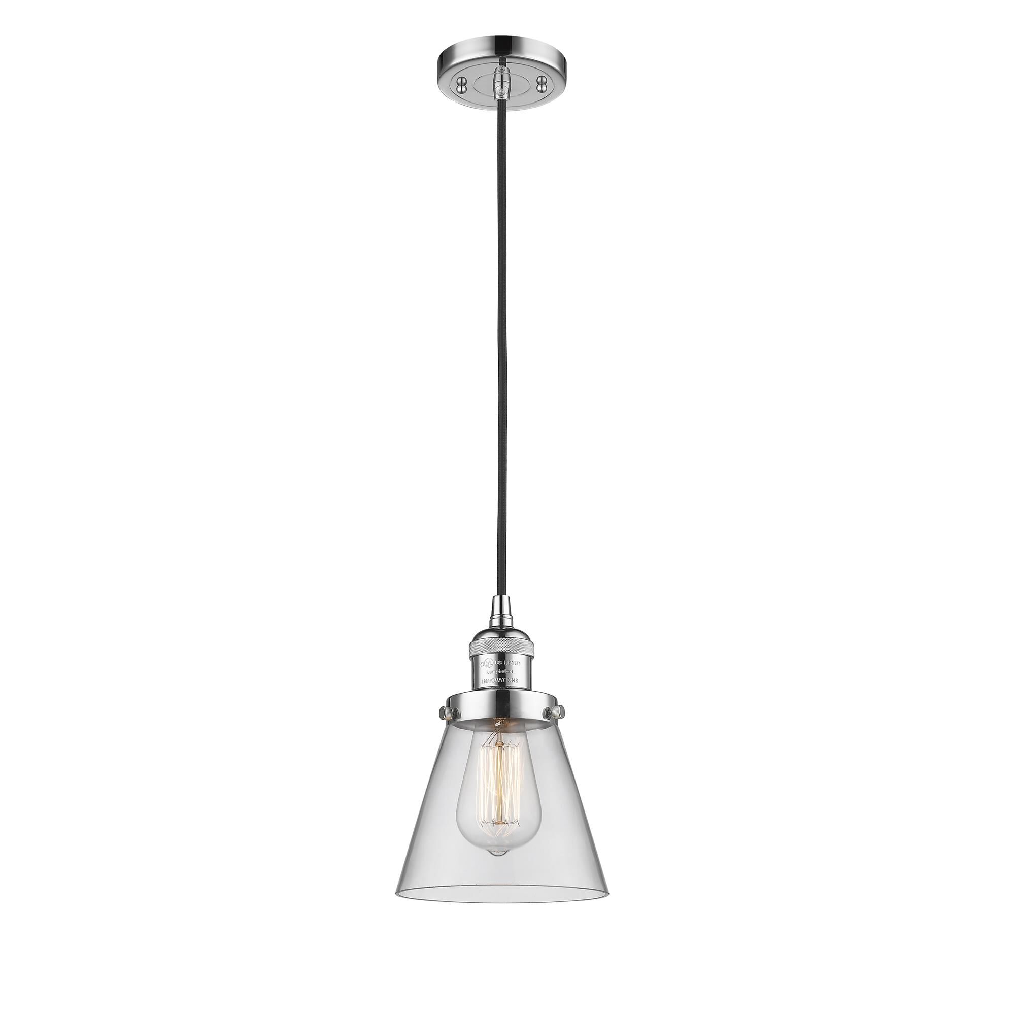 Bruno Marashlian Small Cone 6 Inch Mini Pendant by Innovations Lighting