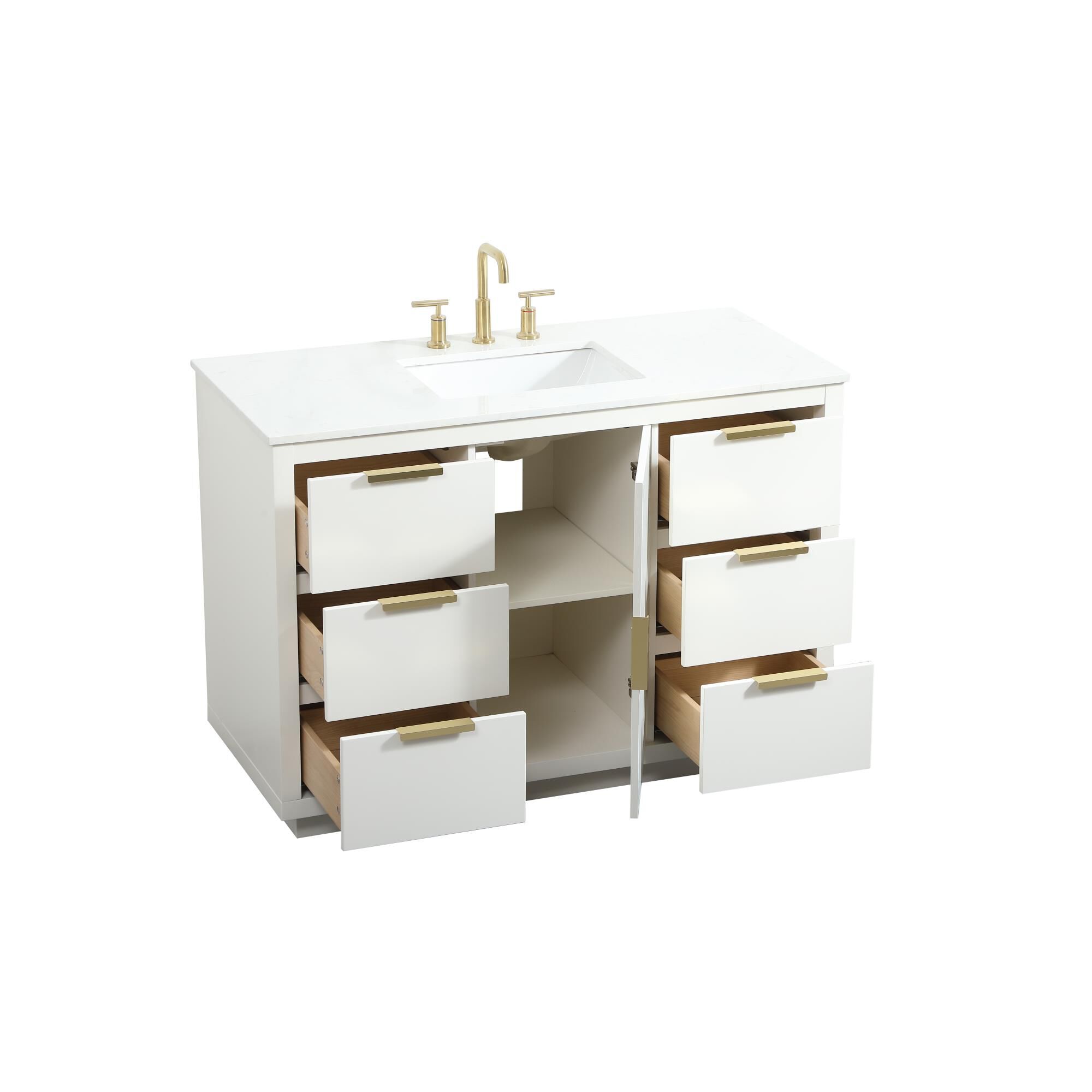 Shown in White finish