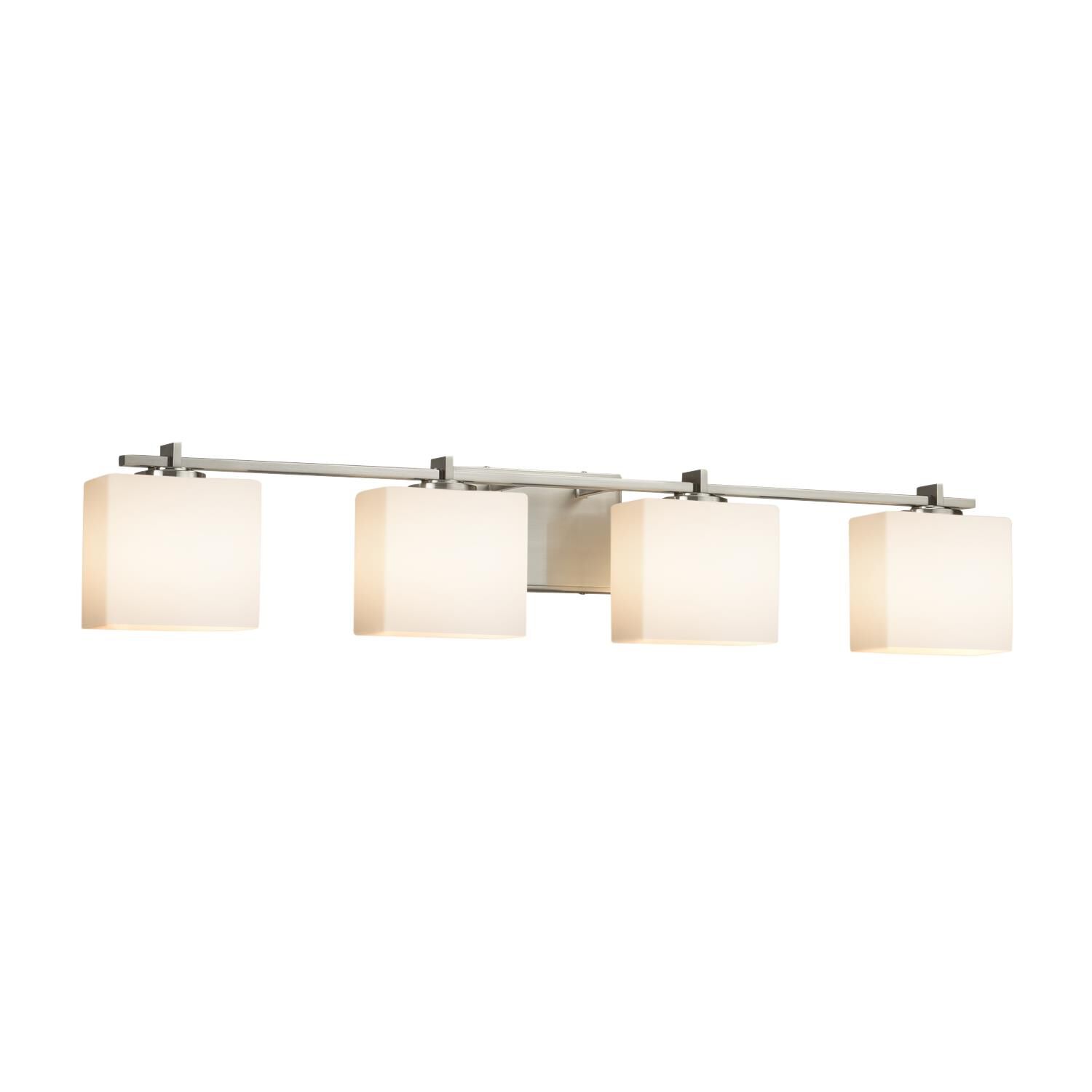 Fusion 35 Inch 4 Light Bath Vanity Light by Justice Design Group