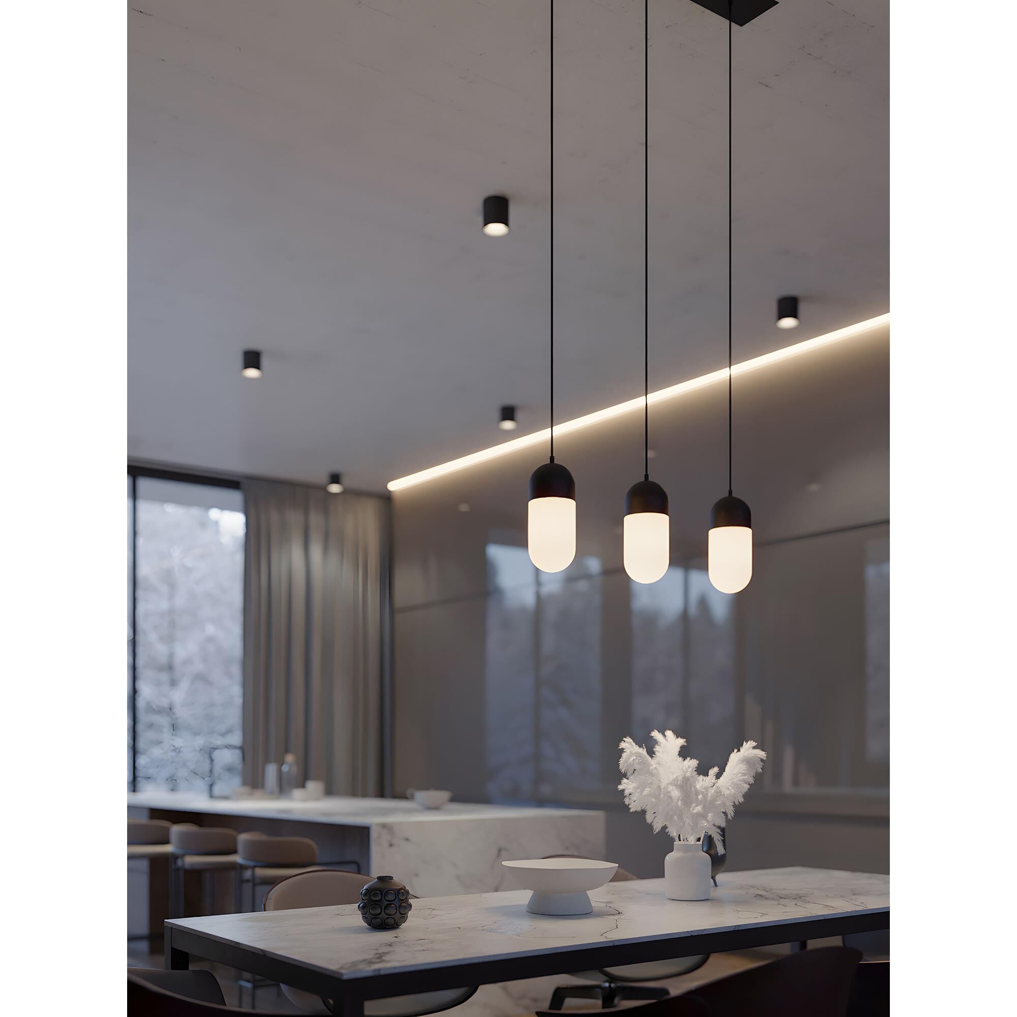Irvine 36 Inch Linear Suspension Light by AFX Lighting