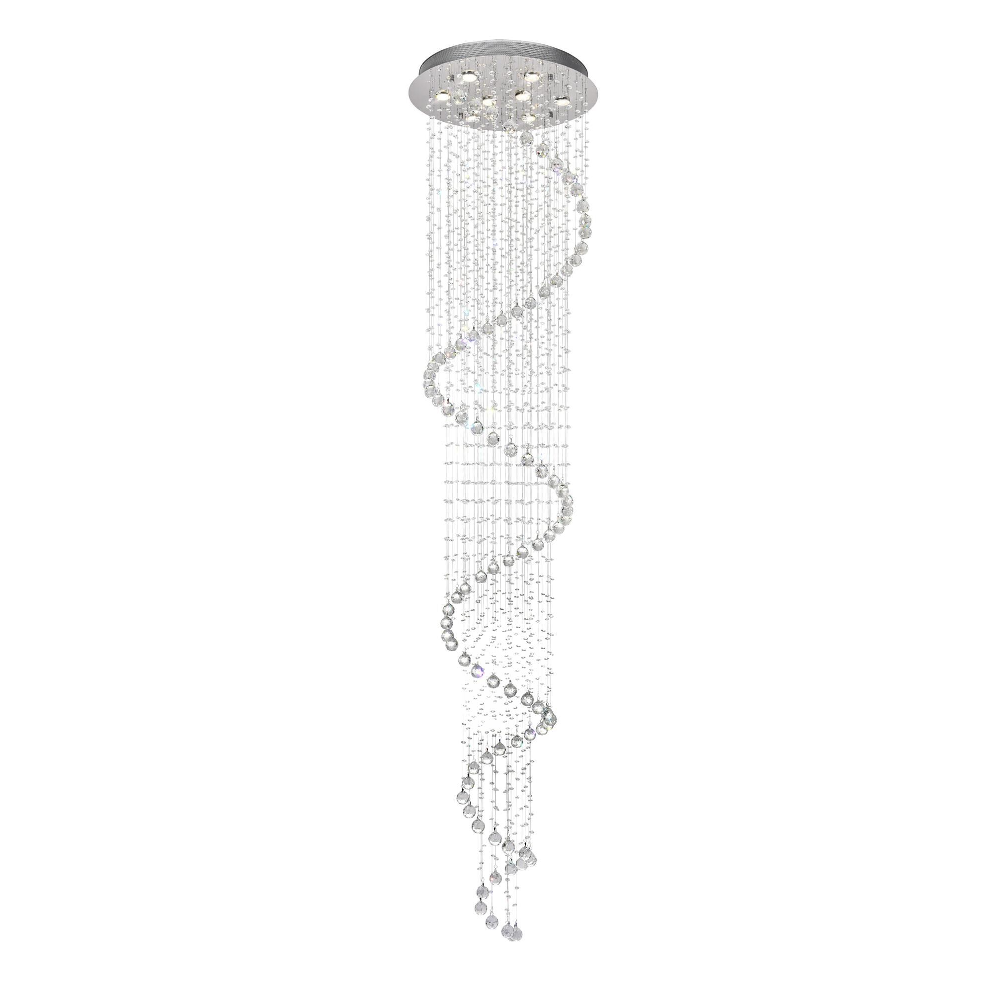 Spiral 24 Inch 8 Light Multi Light Pendant by CWI Lighting