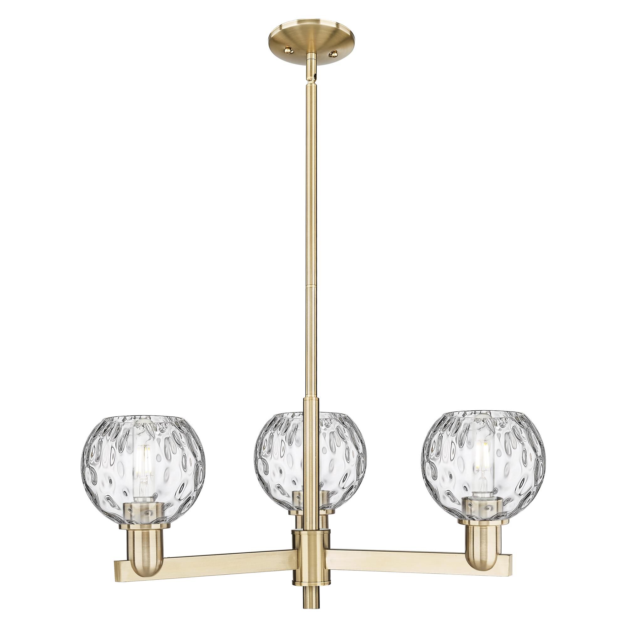 Bruno Marashlian Athens Water Glass 28 Inch Chandelier by Innovations Lighting