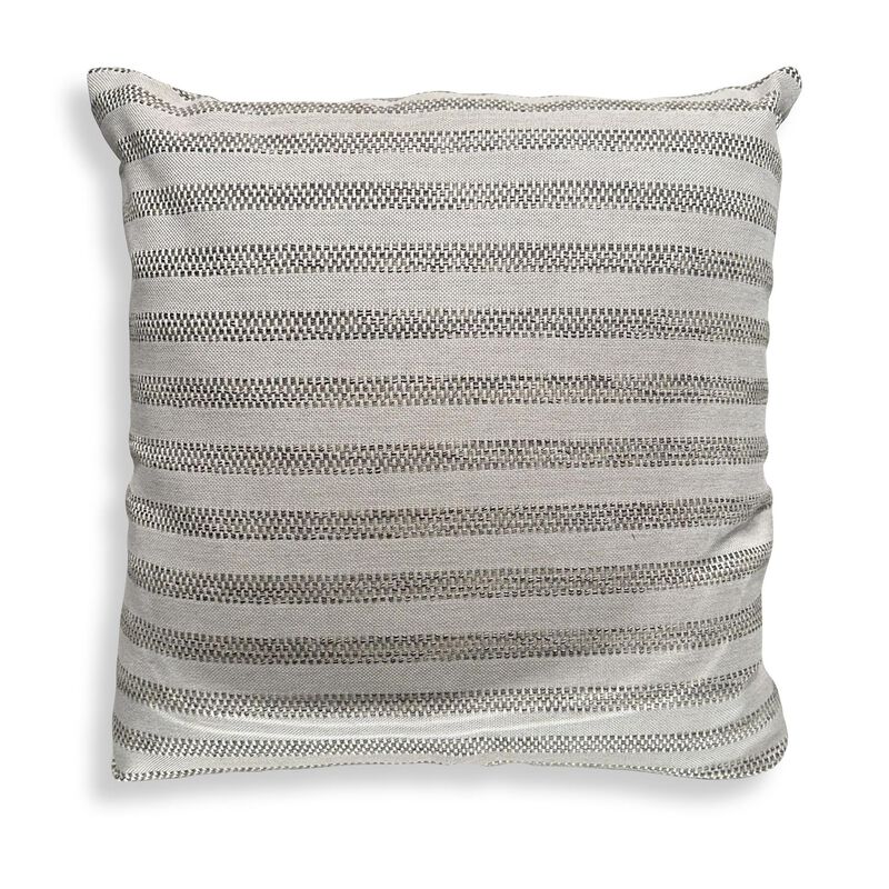 Basket Stripe 20 Inch Decorative Pillow by Uttermost