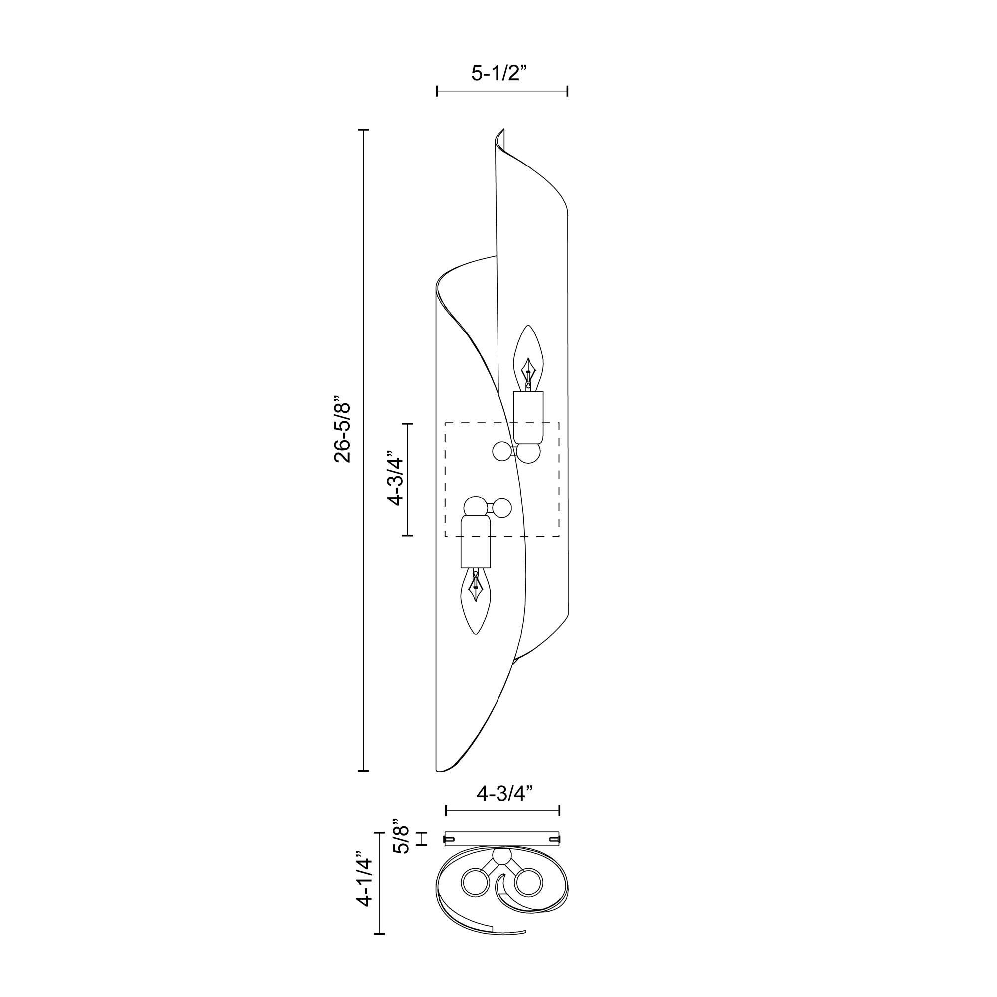 Parducci 26.5 Inch Wall Sconce by Alora Lighting