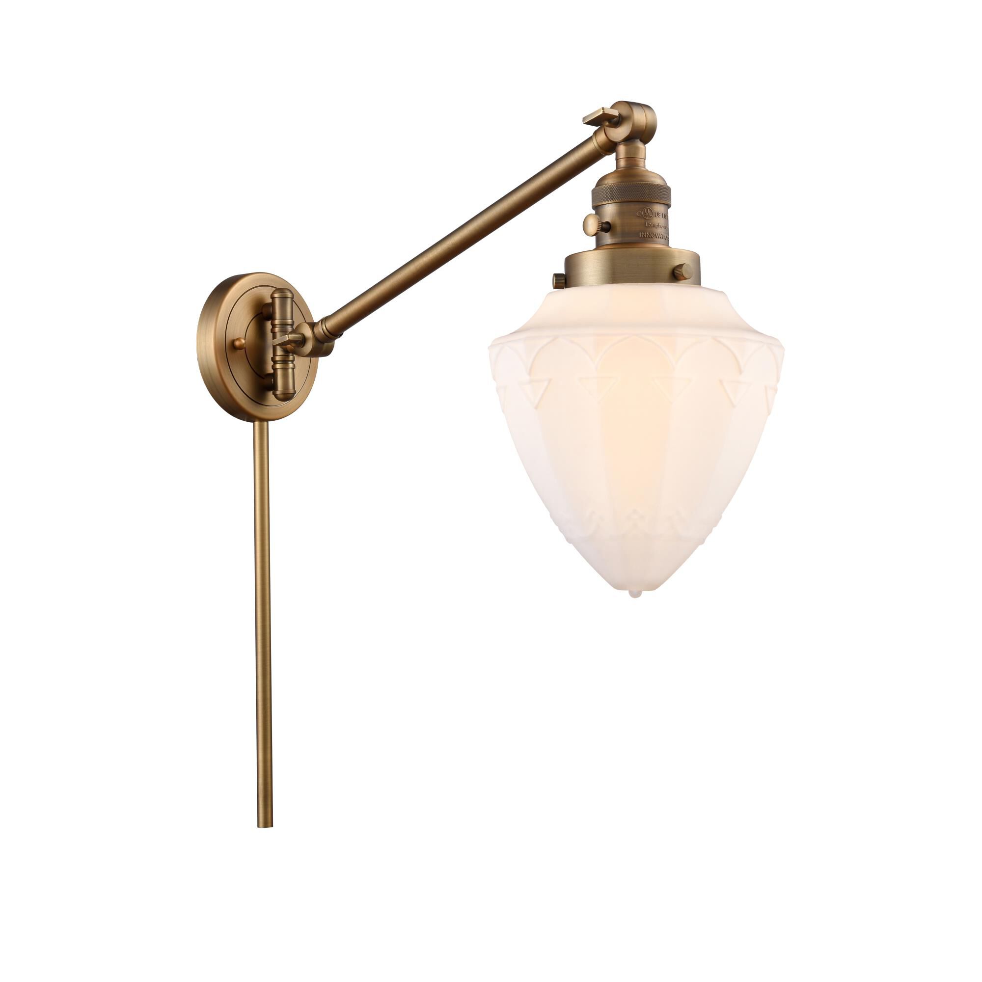 Bruno Marashlian Bullet Wall Swing Lamp by Innovations Lighting