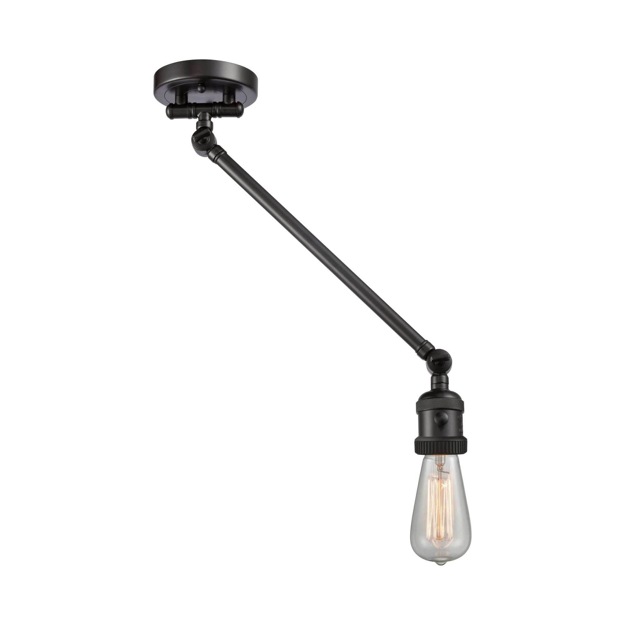 Bruno Marashlian Bare Bulb Wall Swing Lamp by Innovations Lighting