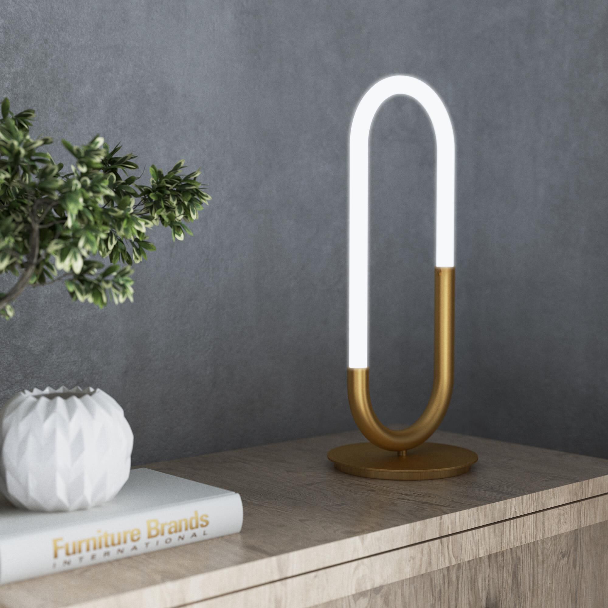 Shown in Black, Brushed Gold and Chrome finish