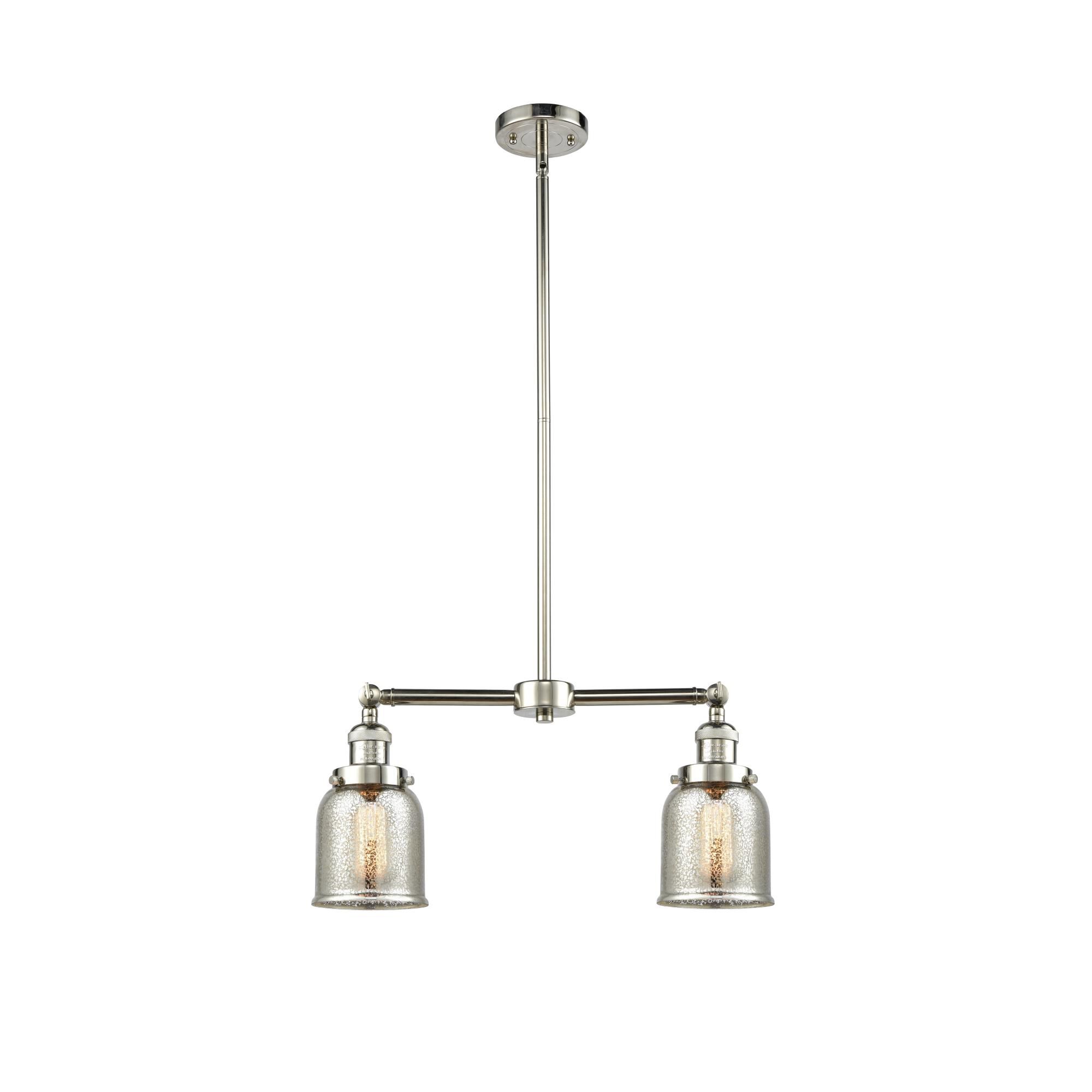 Shown in Polished Nickel finish and Silver Mercury glass