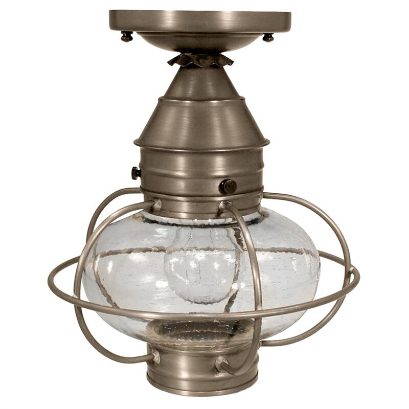 Onion 9 Inch Outdoor Flush Mount by Northeast Lantern