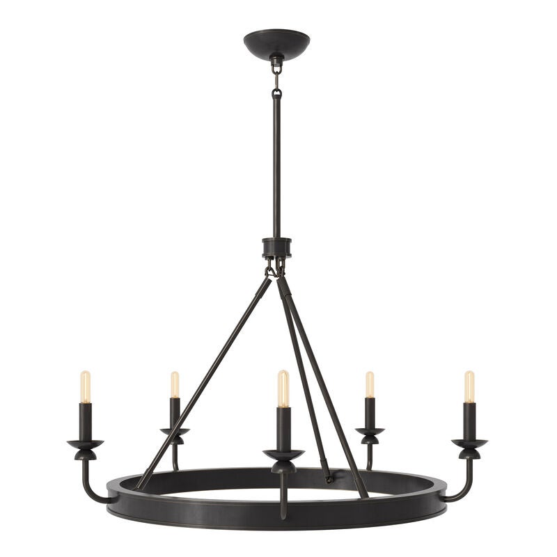 William 35 Inch Chandelier by Robert Abbey