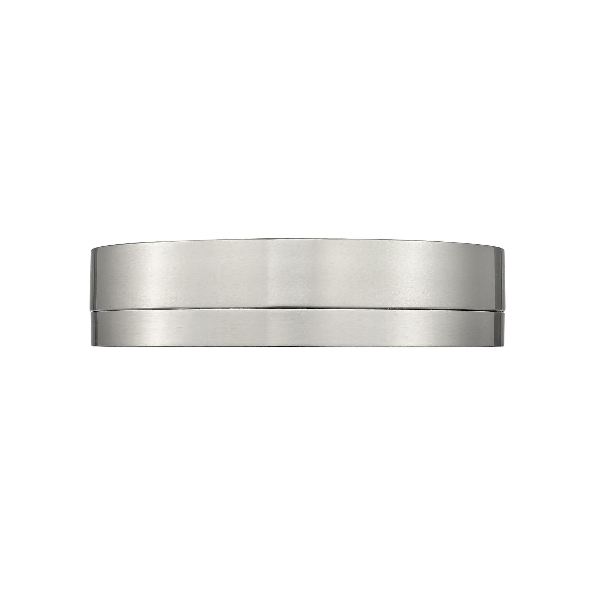 Shown in Brushed Nickel finish and Frosted glass and Frosted shade