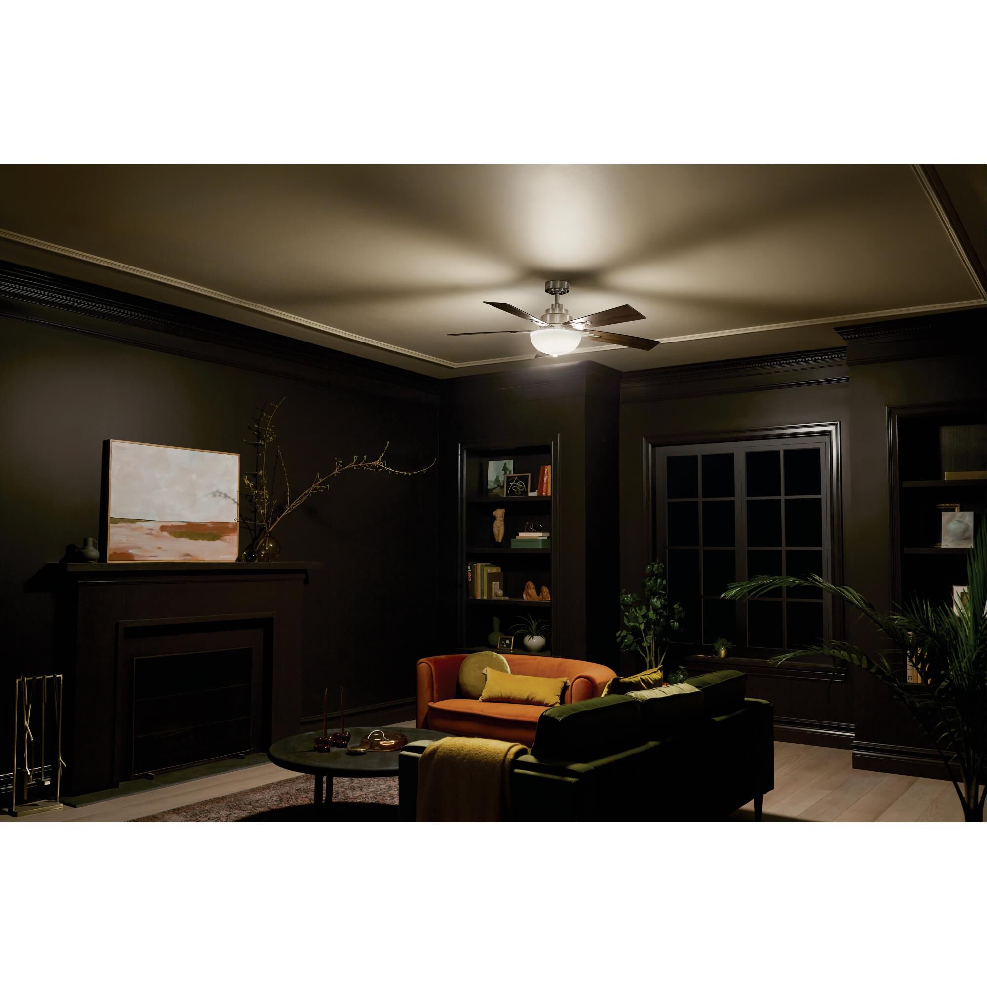 Shown in Brushed Stainless Steel finish and Frosted glass