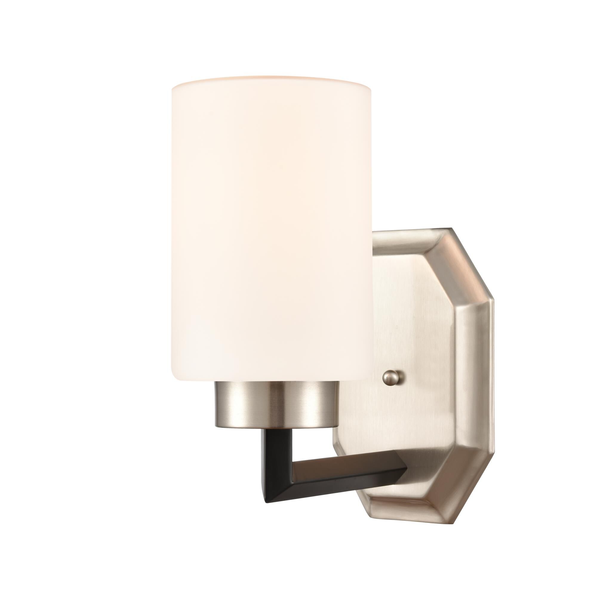 Shown in Black Satin Nickel finish and None glass and None shade