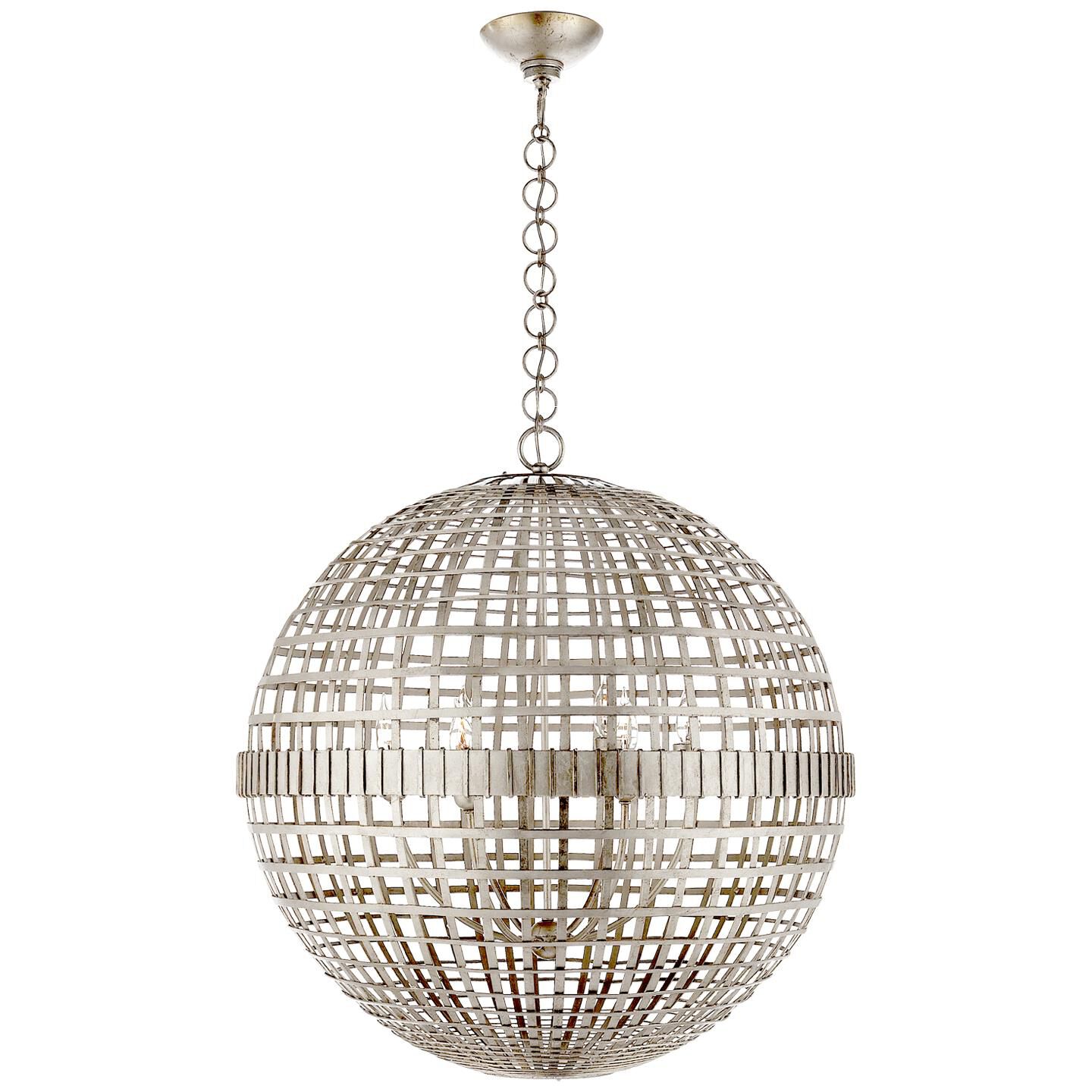 AERIN Mill 30 Inch Cage Pendant by Visual Comfort Signature Collection