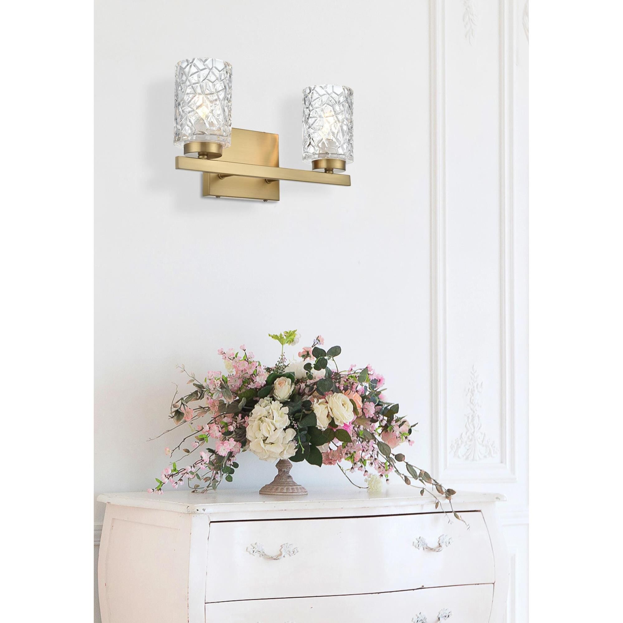 Cassie 14 Inch Bath Vanity Light by Elegant Lighting