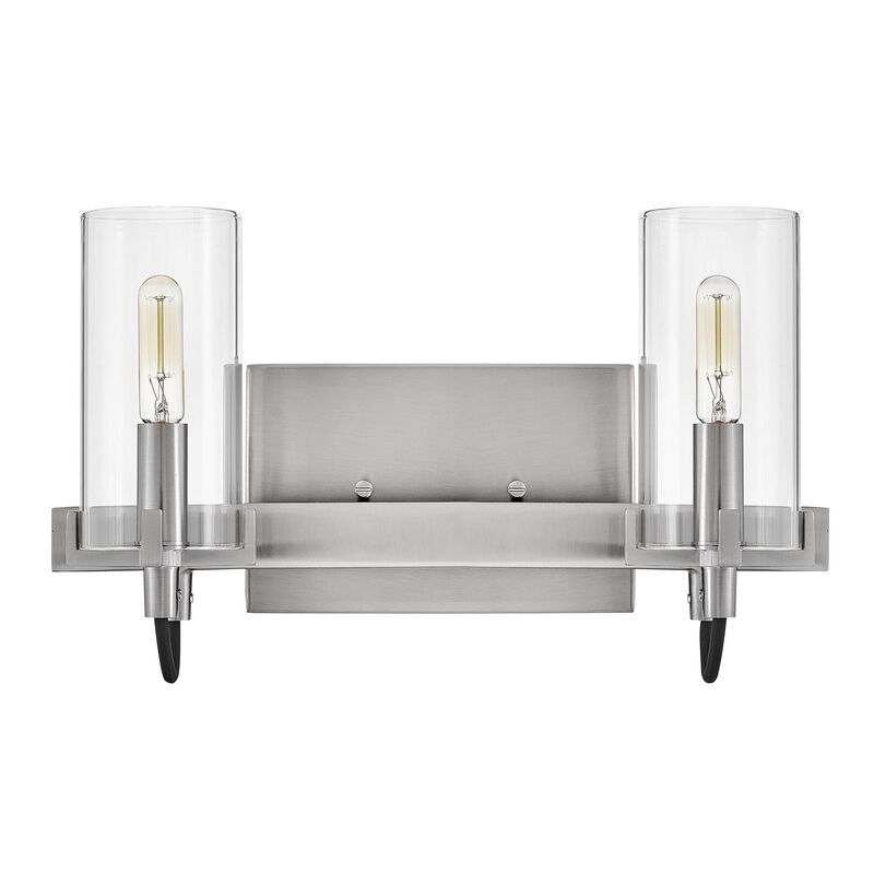 Ryden 14 Inch 2 Light Bath Vanity Light by Hinkley