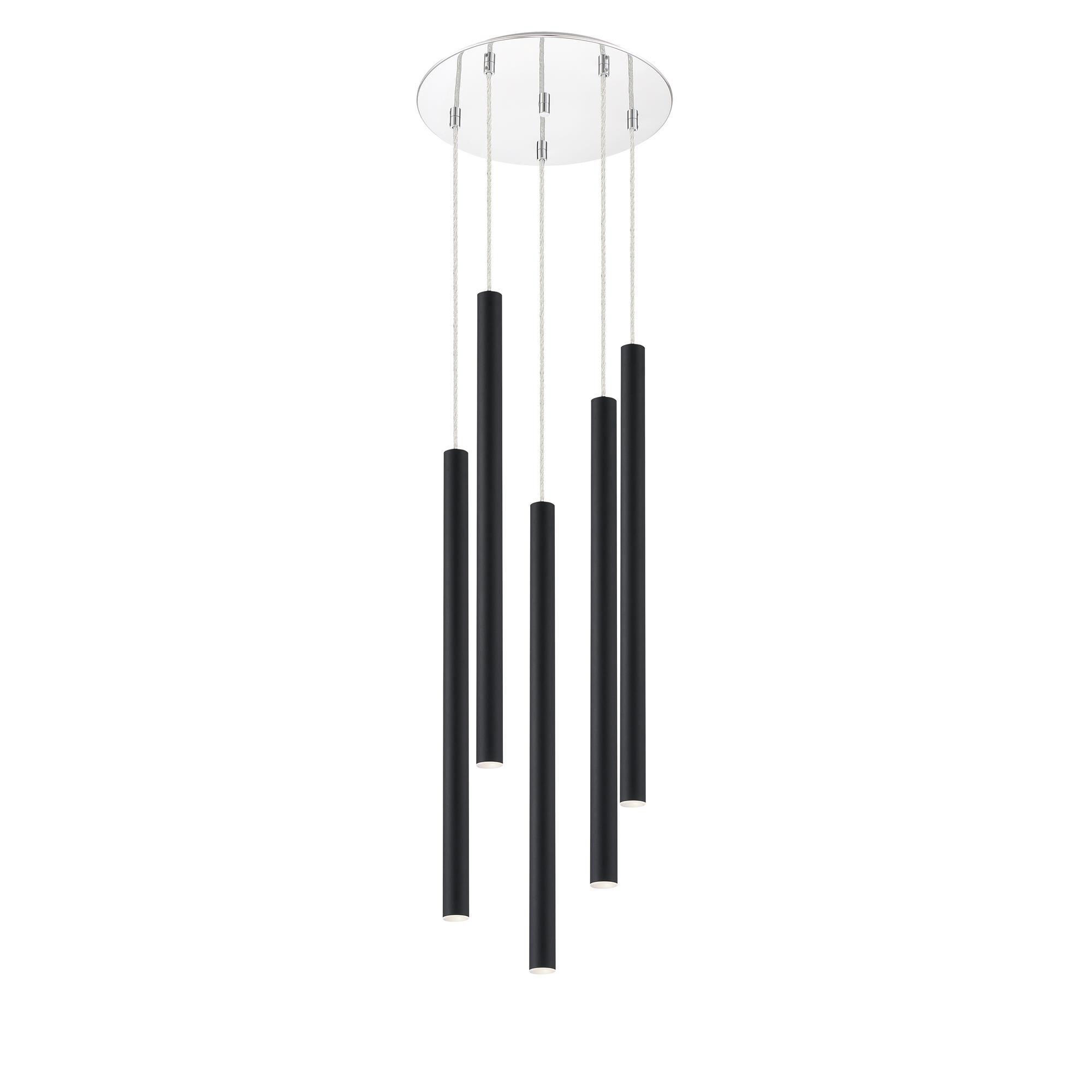 Shown in Chrome finish and Steel glass and Steel shade