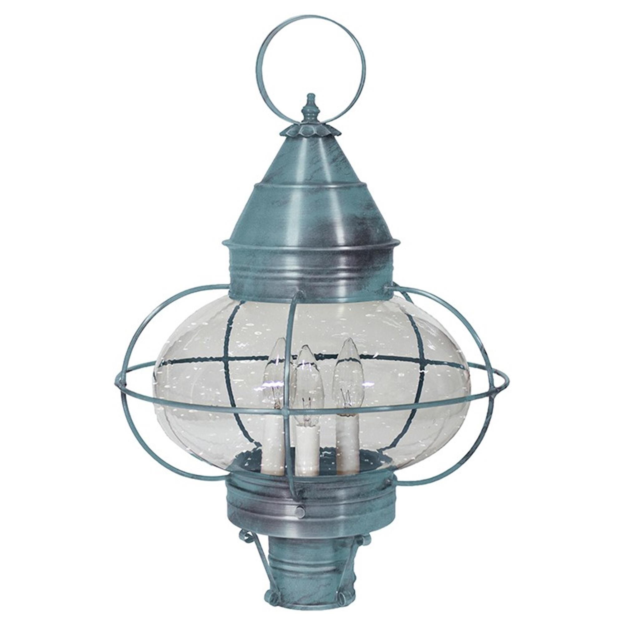Onion 22 Inch 3 Light Outdoor Post Lamp,