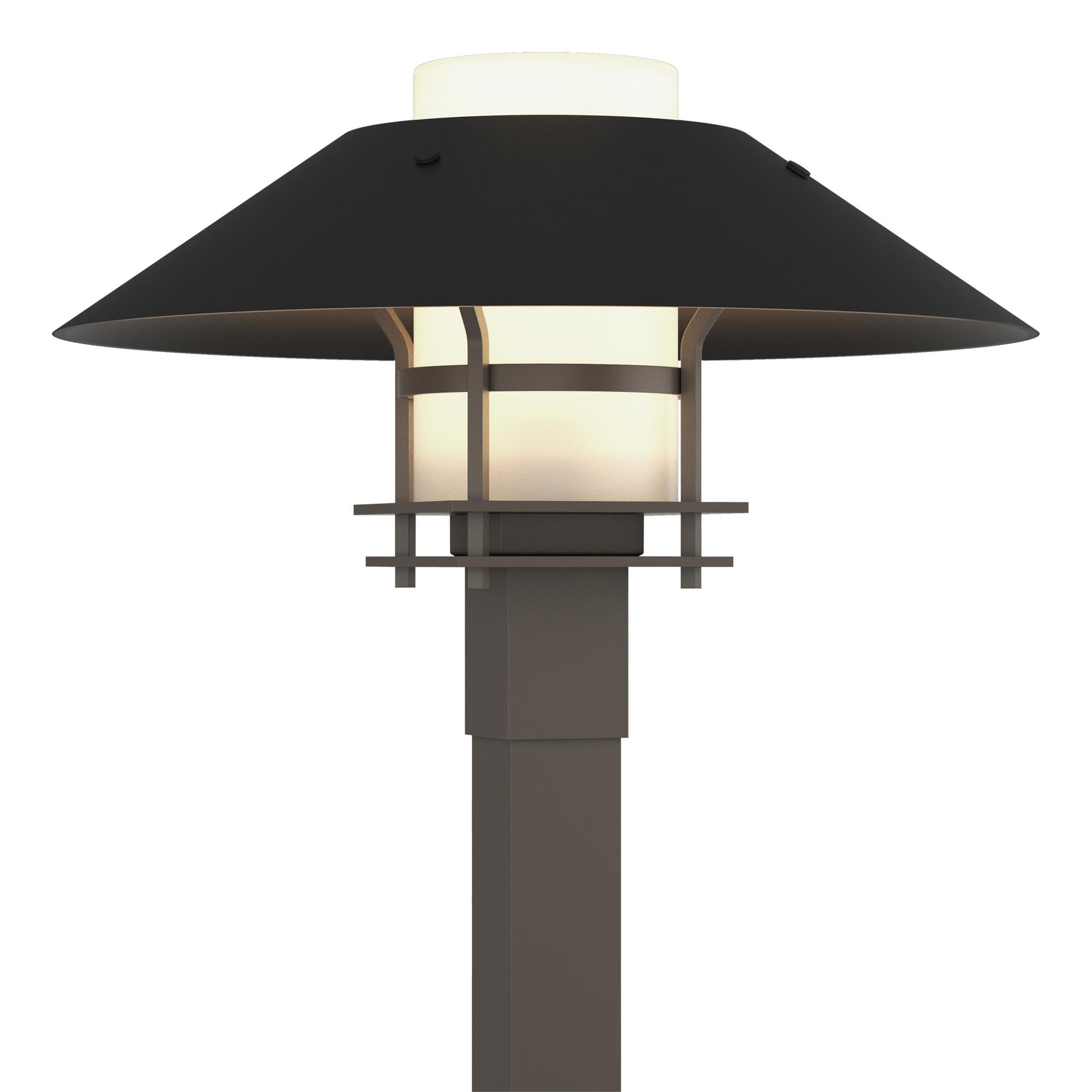 Shown in Coastal Dark Smoke finish and Opal glass and Black accent