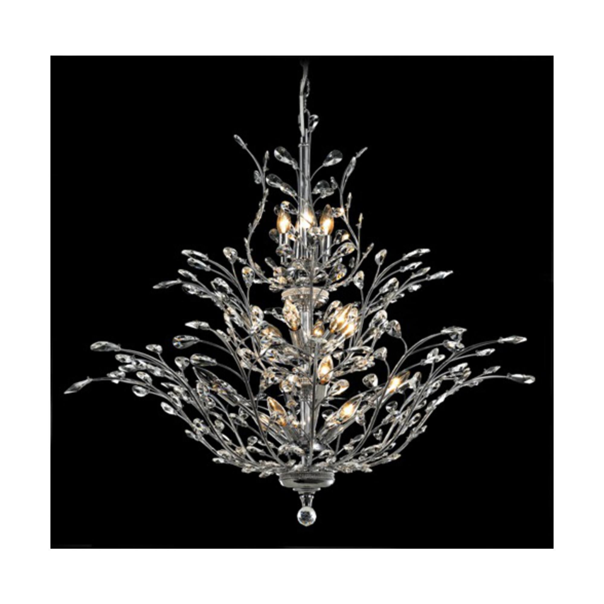 Orchid 41 Inch Large Pendant by Elegant Lighting