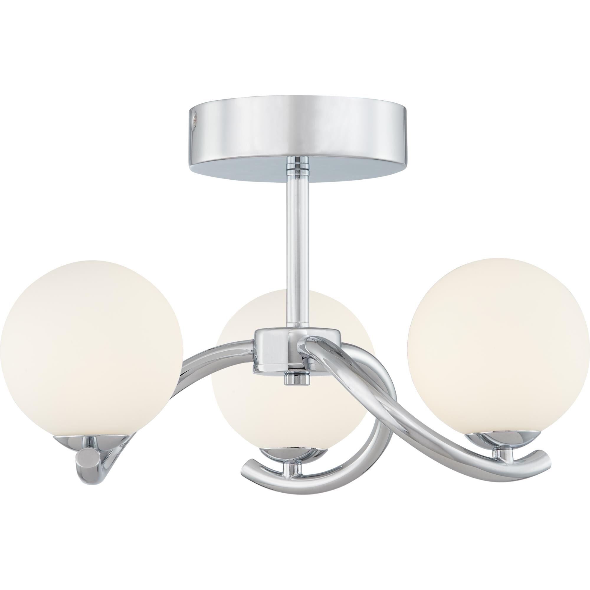 Essence 16 Inch 1 Light LED Semi Flush Mount by Quoizel