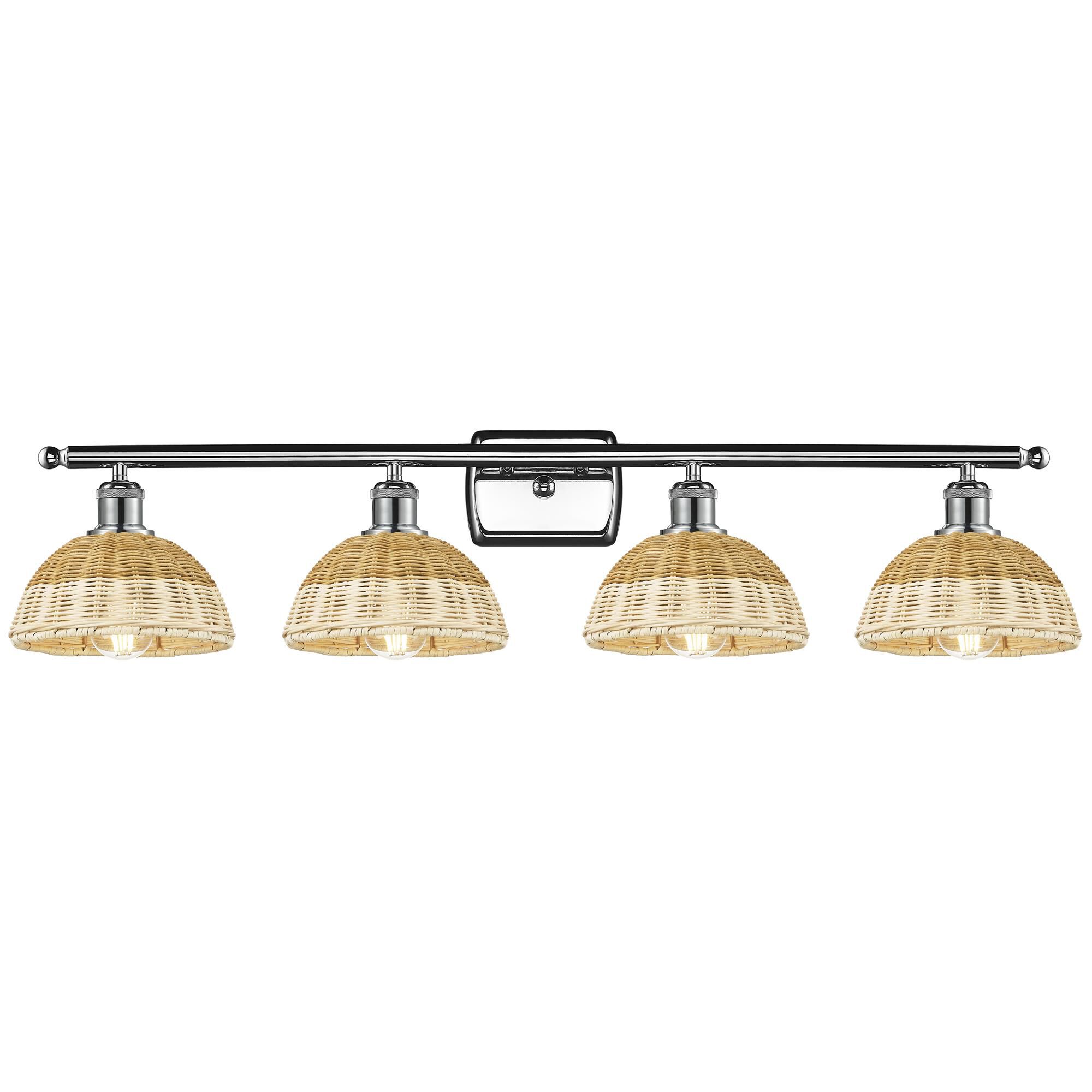 Shown in Polished Chrome finish and Natural shade