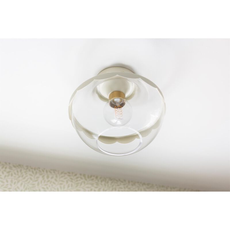 Alaina 10 Inch Semi Flush Mount by Mitzi