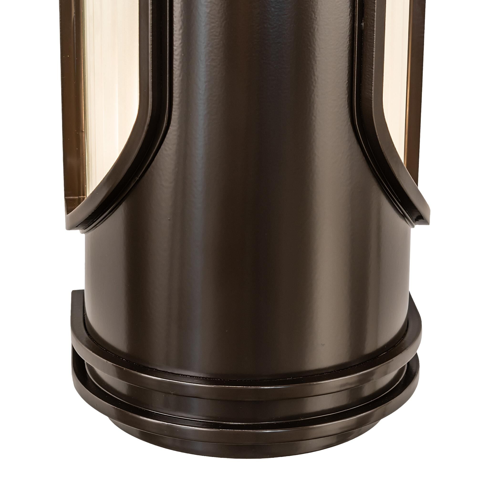 Shown in Bronze Finish finish and Black Metal Finish;Frosted Clear  Or Acrylic glass