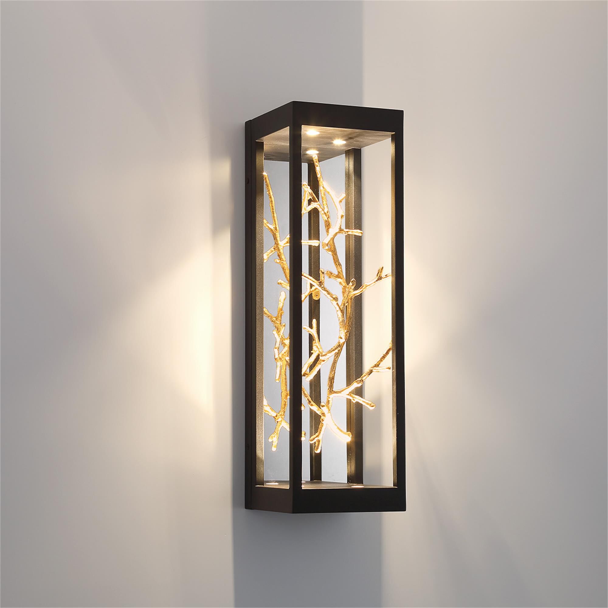 Shown in Black and Gold finish