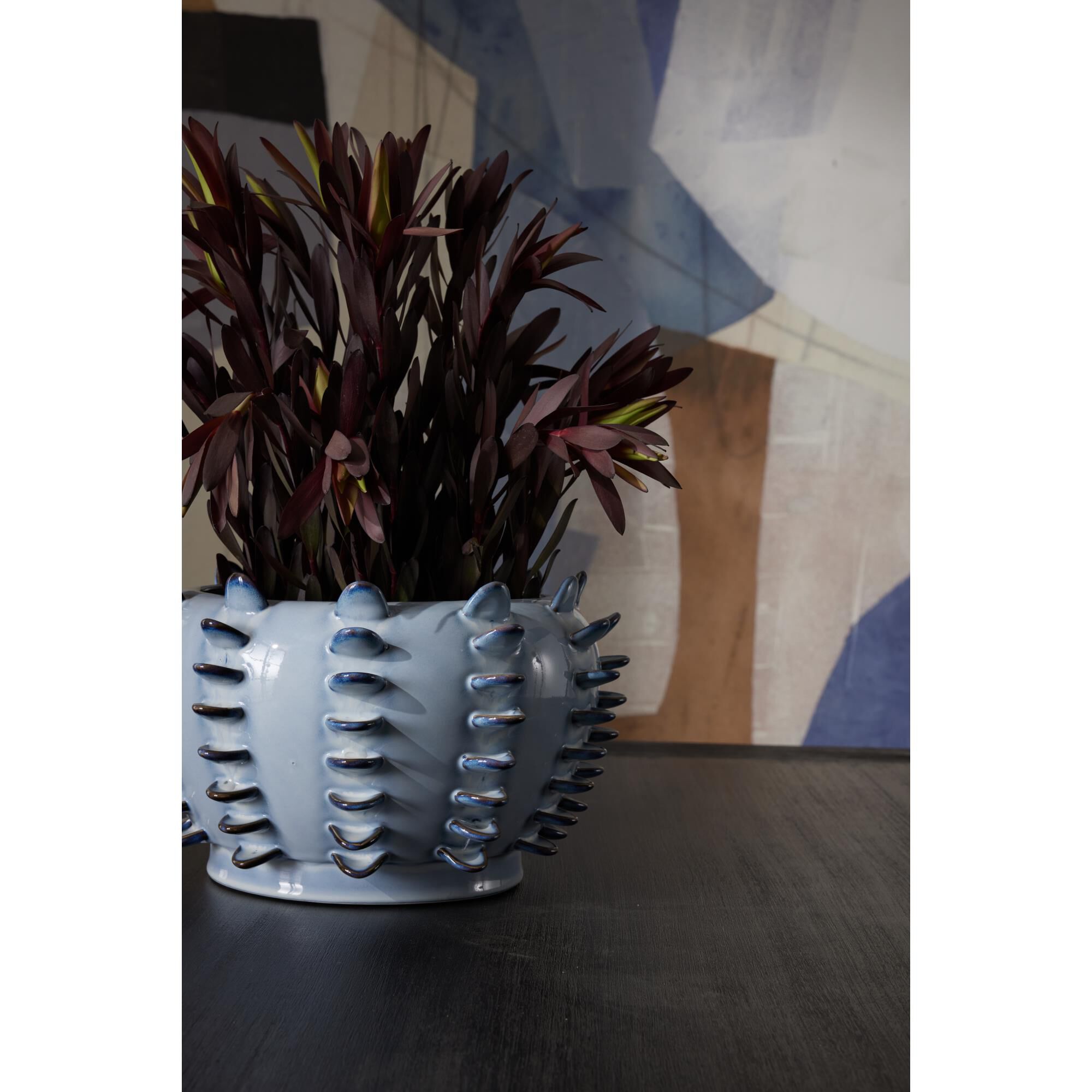 Shown in Reactive Blue finish