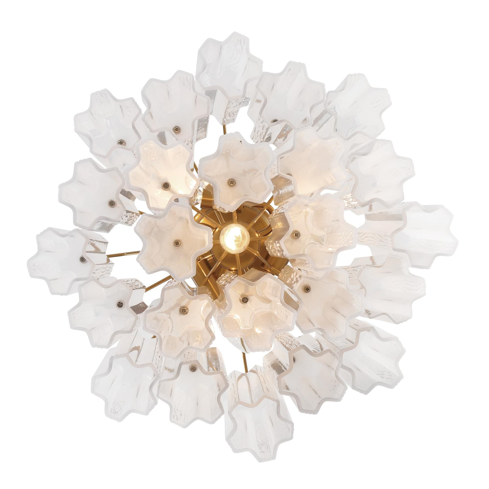 Addis 18 Inch Semi Flush Mount by Crystorama