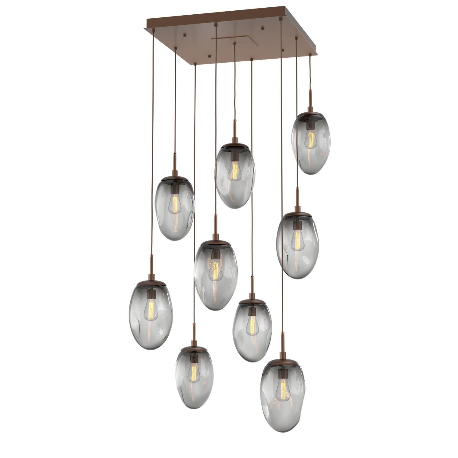 Levi Wilson Nebula 29 Inch 9 Light Multi Light Pendant by Hammerton Studio